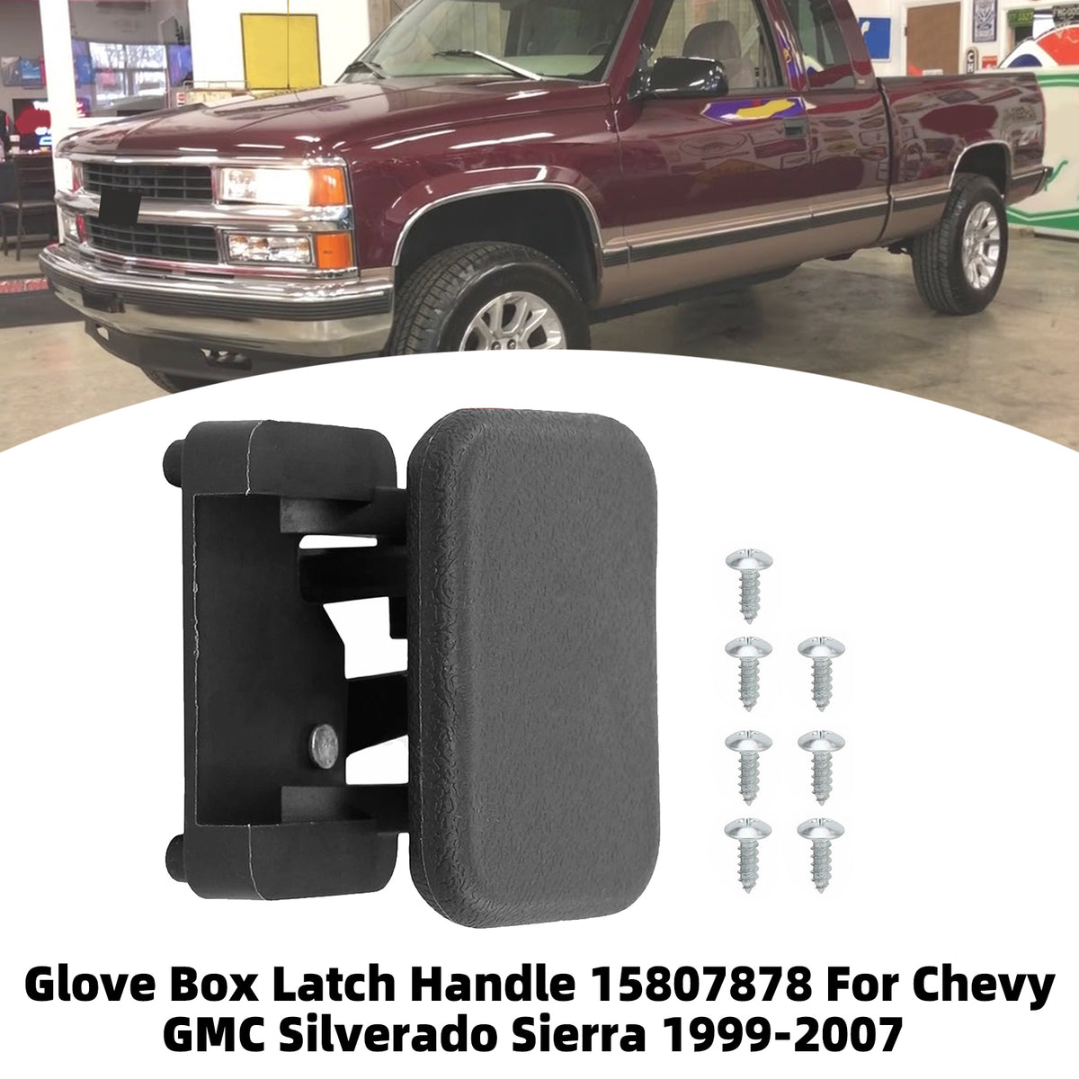 1999-2007 GMC Sierra 1500 2500 3500 Glove Box Latch Handle 15807878 15807880 Generic