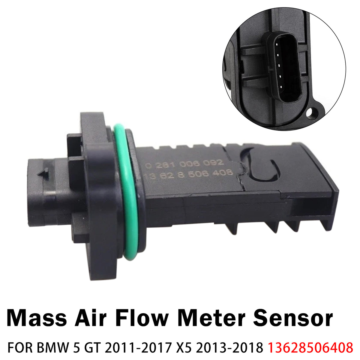 2013- BMW 3 GT F34 136-218 PS Mass Air Flow Meter Sensor 8506408 0281006092 Generic