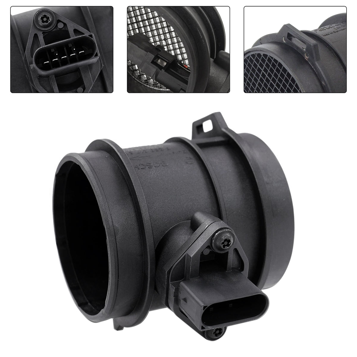 1998-2002 Mercedes Benz CLK A208 230 Kompressor 320 430 Convertible Mass Air Flow Meter Sensor 0280217810 1130940048 Generic