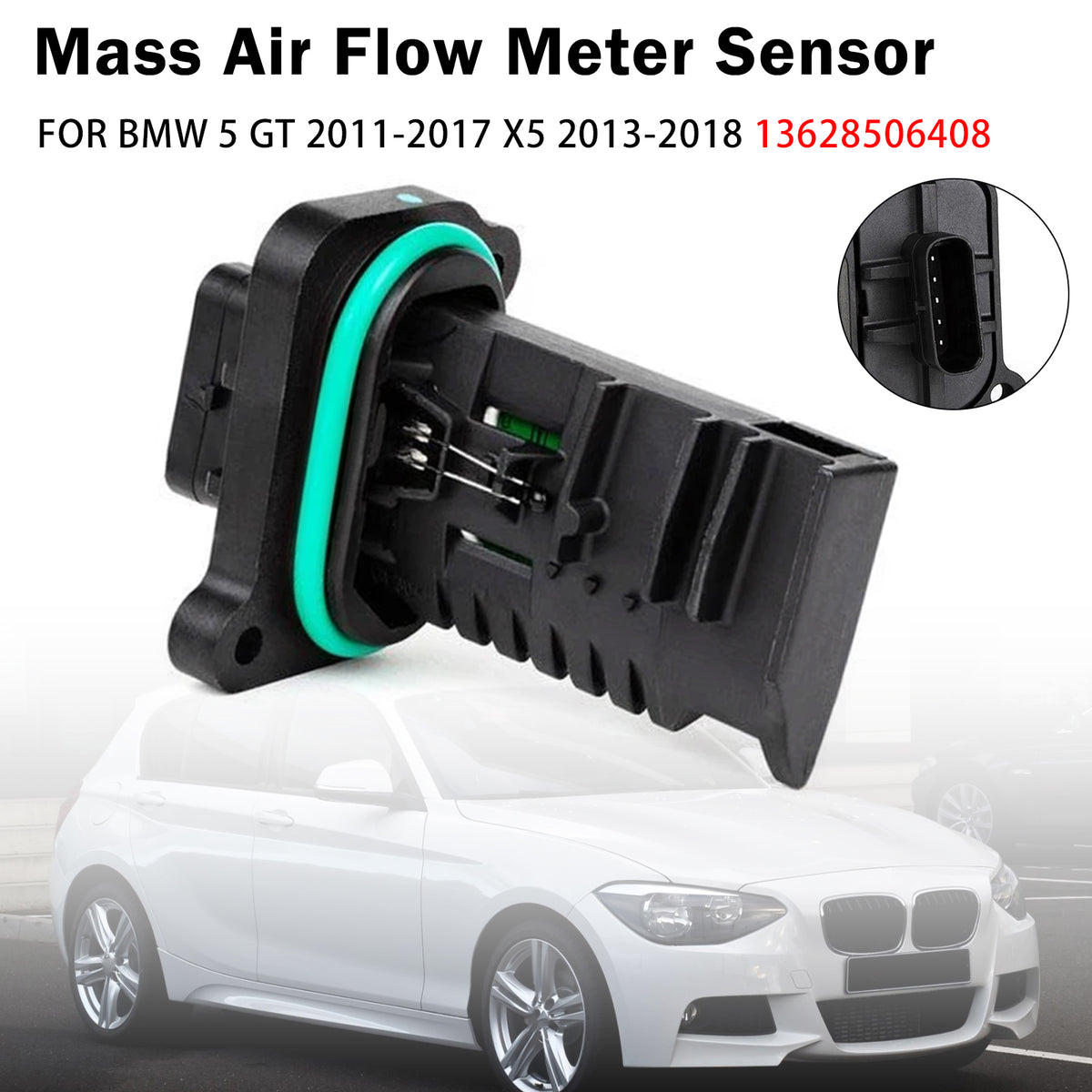 2011-2017 BMW 5 GT F07 136-184 PS Mass Air Flow Meter Sensor 8506408 0281006092 Generic