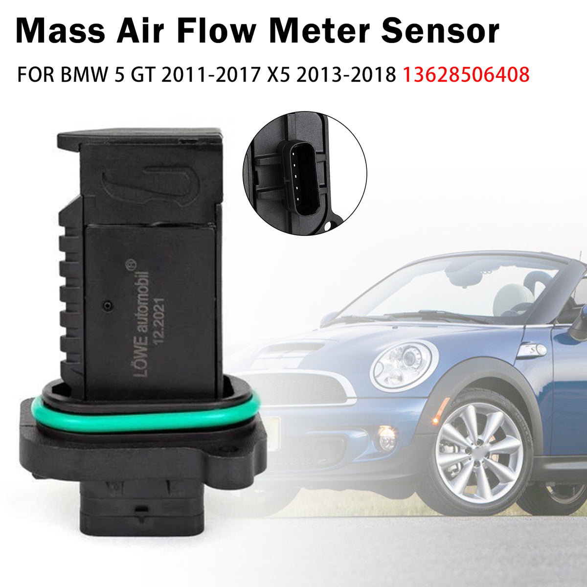 2010-2016 BMW 5 Saloon F10 136-218 PS Mass Air Flow Meter Sensor 8506408 0281006092 Generic