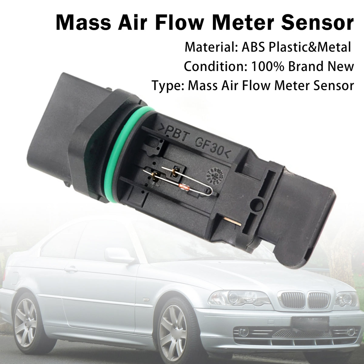 BMW 5 Series E39 525d Mass Air Flow Meter Sensor 13622247074 13712247002 Generic