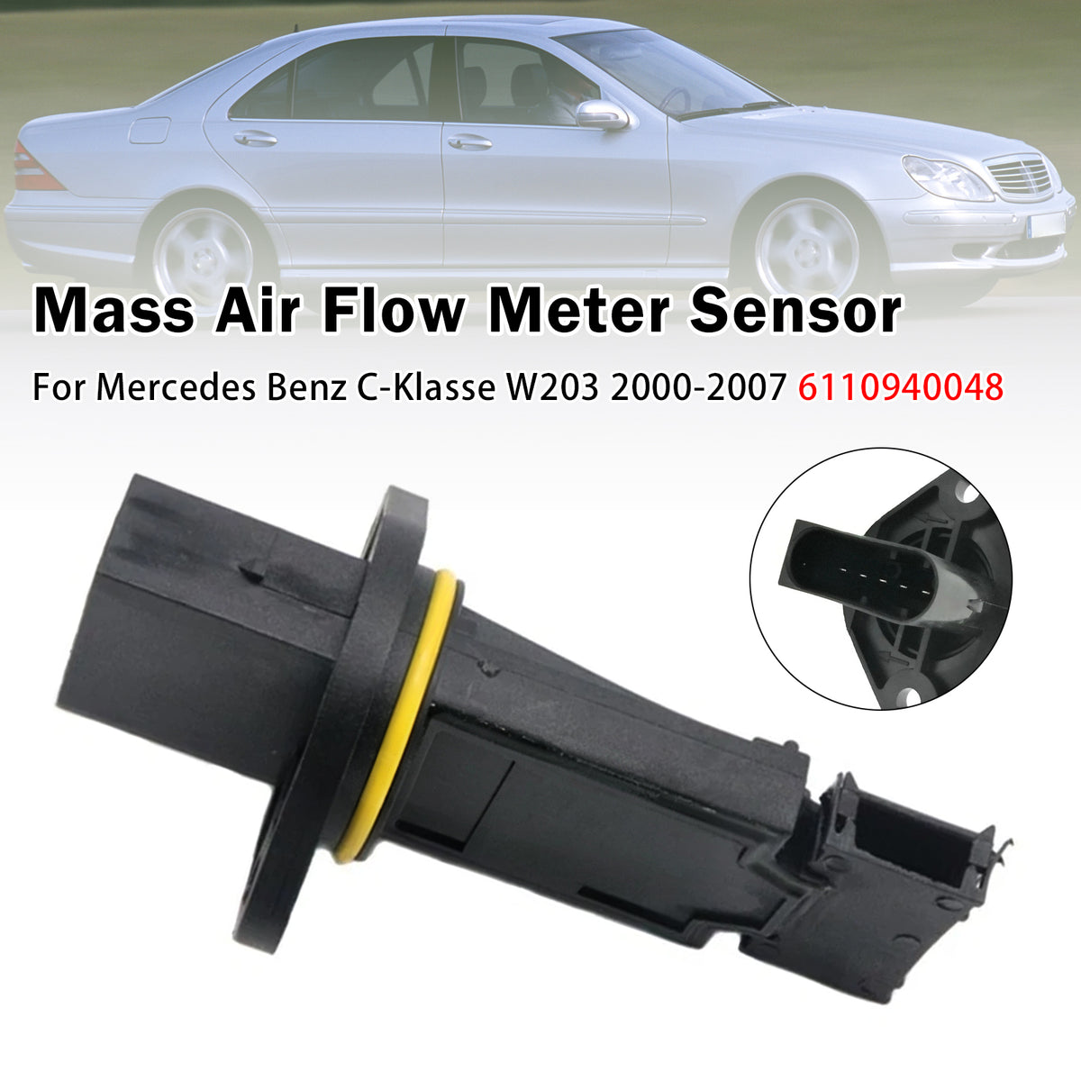 2001-2004 Mercedes Benz C-Klasse Coupe CL203 Mass Air Flow Meter Sensor 558132 EFI Automotive 305174 Generic