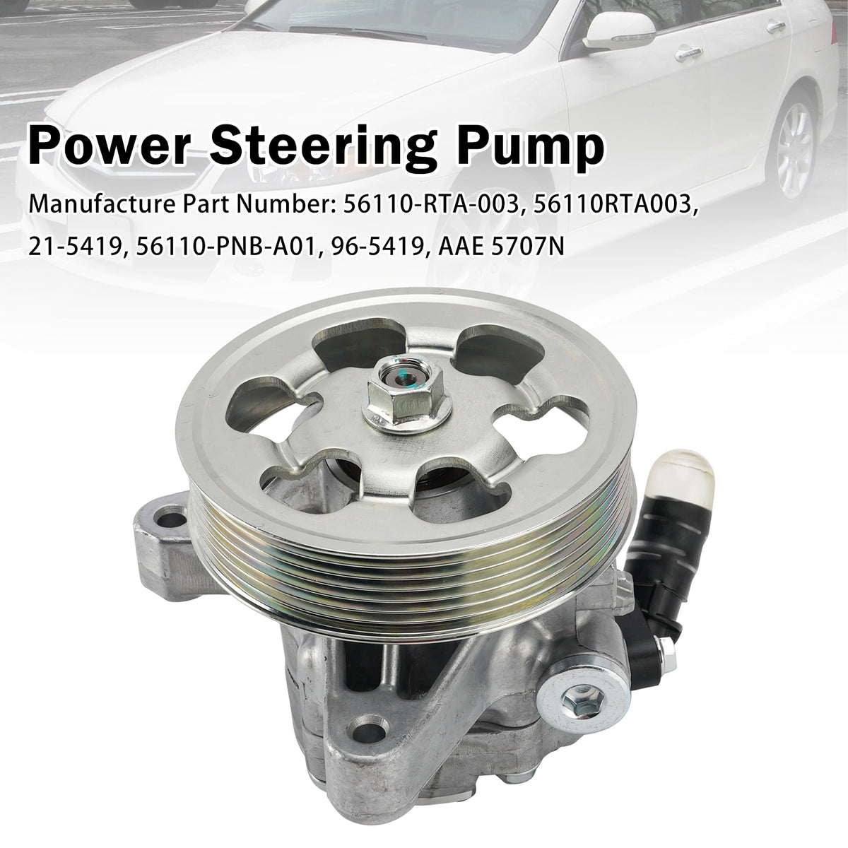 2002-2006 Acura RSX 2.0L L4 Power Steering Pump Generic