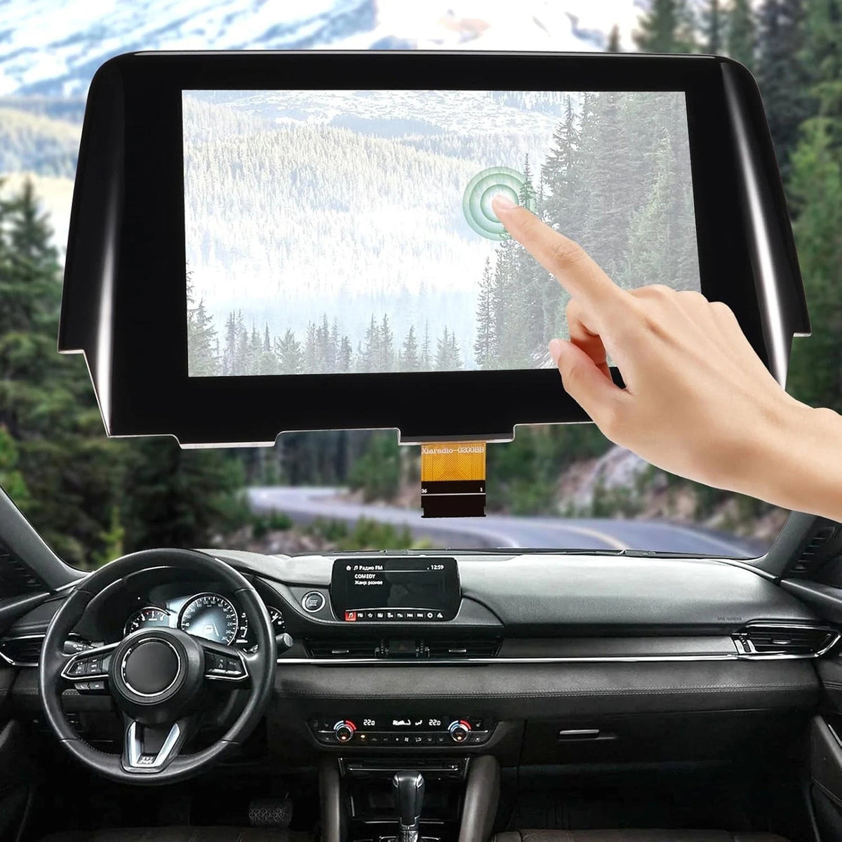 2015-2016 MAZDA 6 Radio 36 Pin 7" Touch Screen Digitizer Replacement GML8611J0 GML861 1J0 B61a-61-1j0 Generic