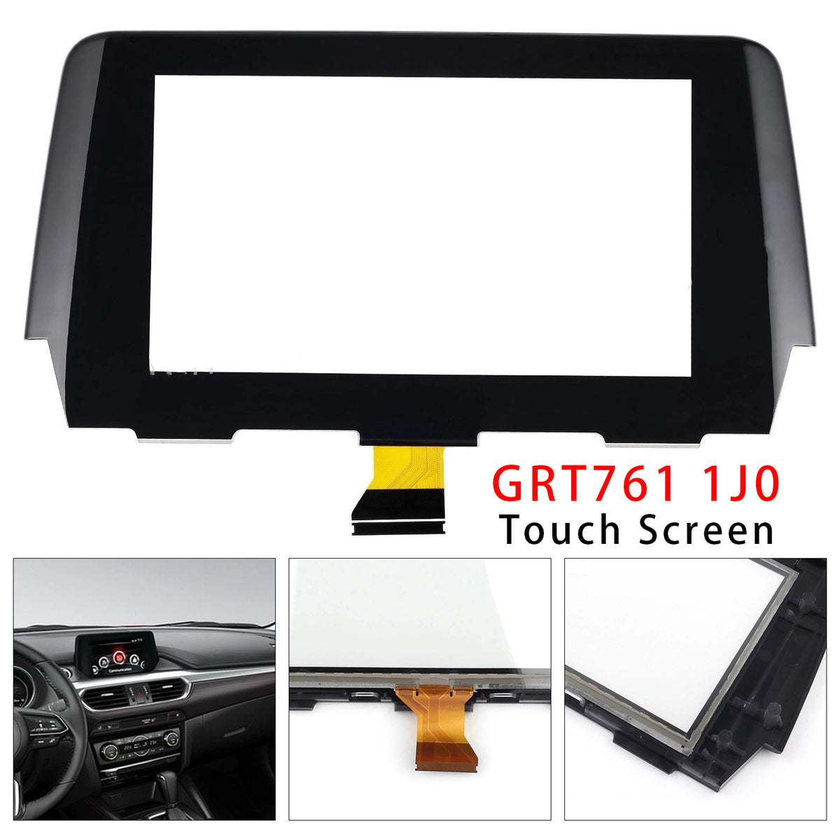 2017-2019 MAZDA 6 Radio 55 Pin 7" Touch Screen Digitizer Replacement GRT761 1J0 GRT7-611J0A GRT7-61-1J0 Generic