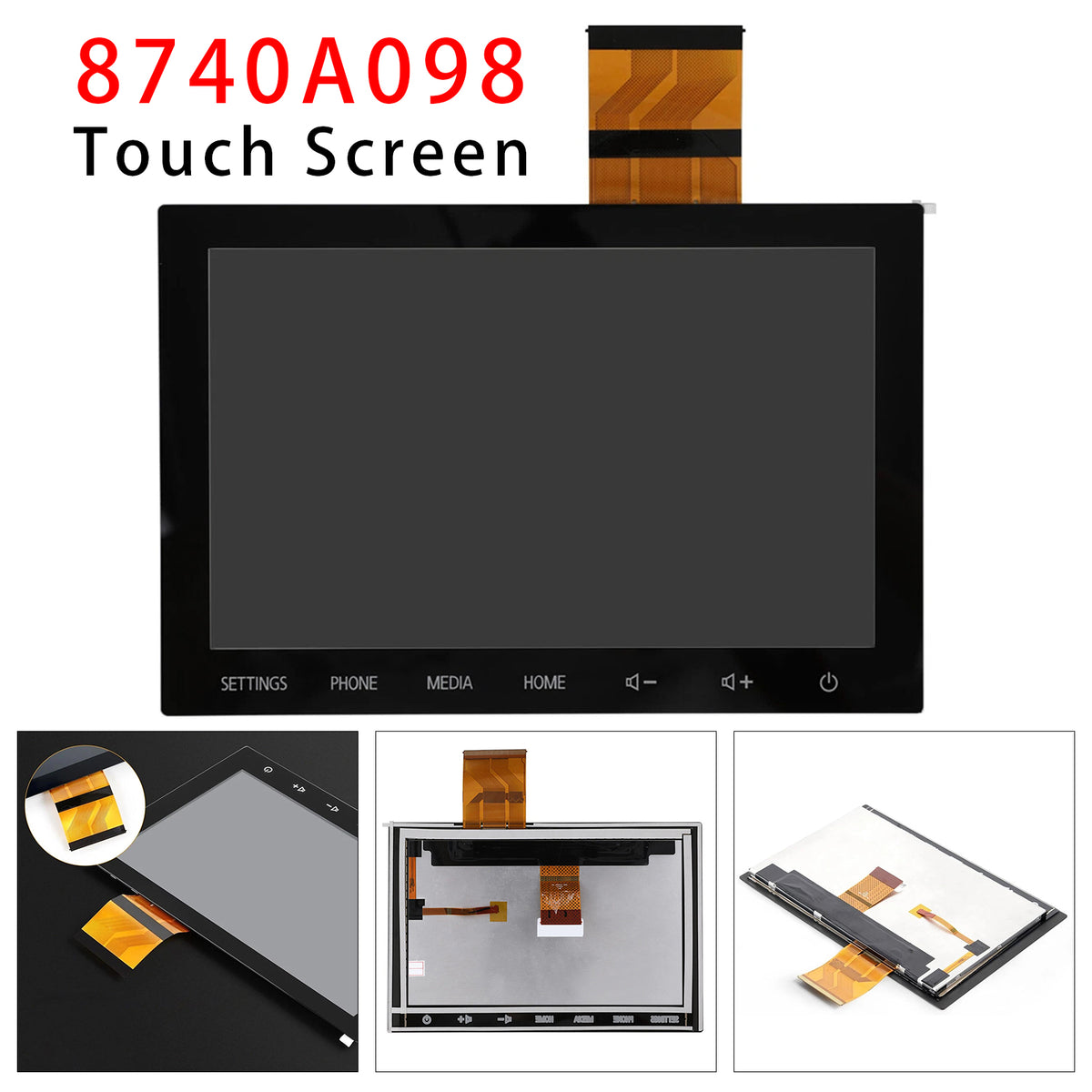 2019-2022 MITSUBISHI MIRAGE 8" LCD Display Touch Screen Radio 8740A101 8740a042 Generic