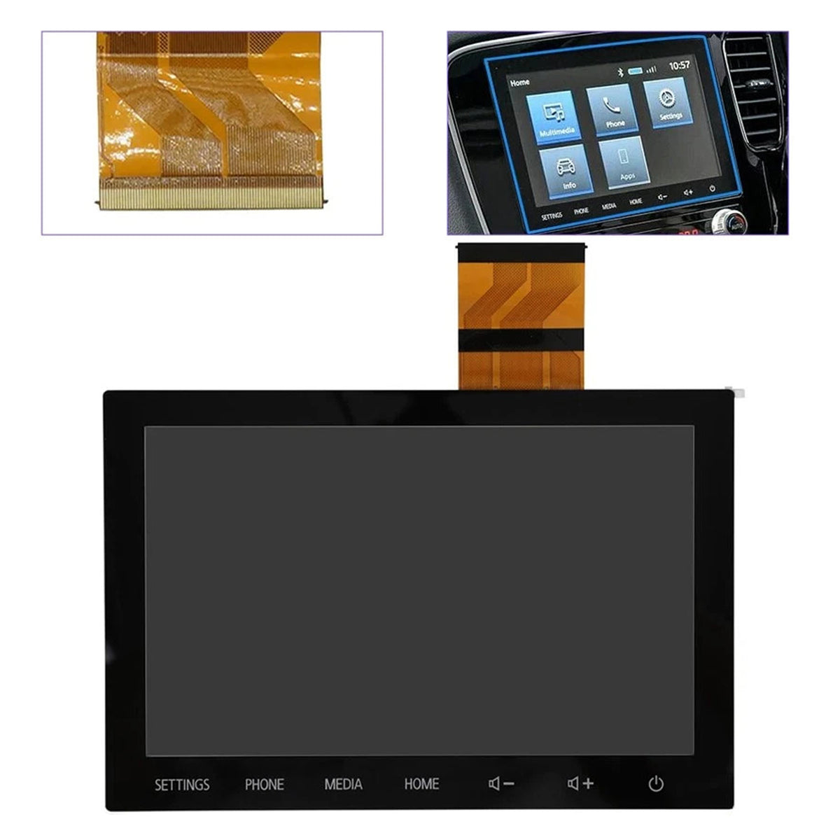 2019-2022 MITSUBISHI OUTLAND 8" LCD Display Touch Screen Radio 8740A101 8740a042 Generic