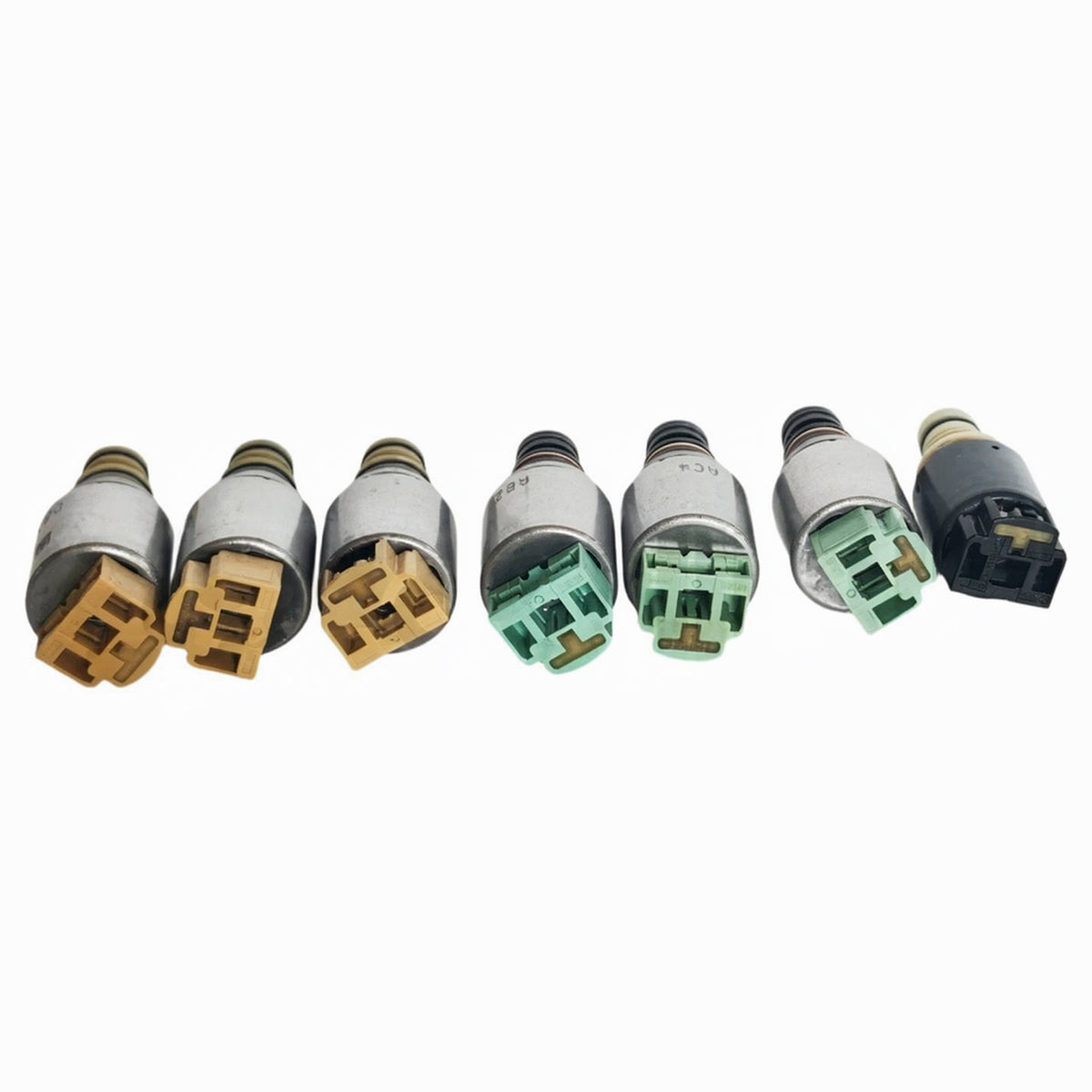 2008-2011 FORD ESCAPE 2.3L 2.5L V6 3.0L 7PCS Transmission Solenoid Kit (Black Solenoid Type 6F15 6F35 Generic