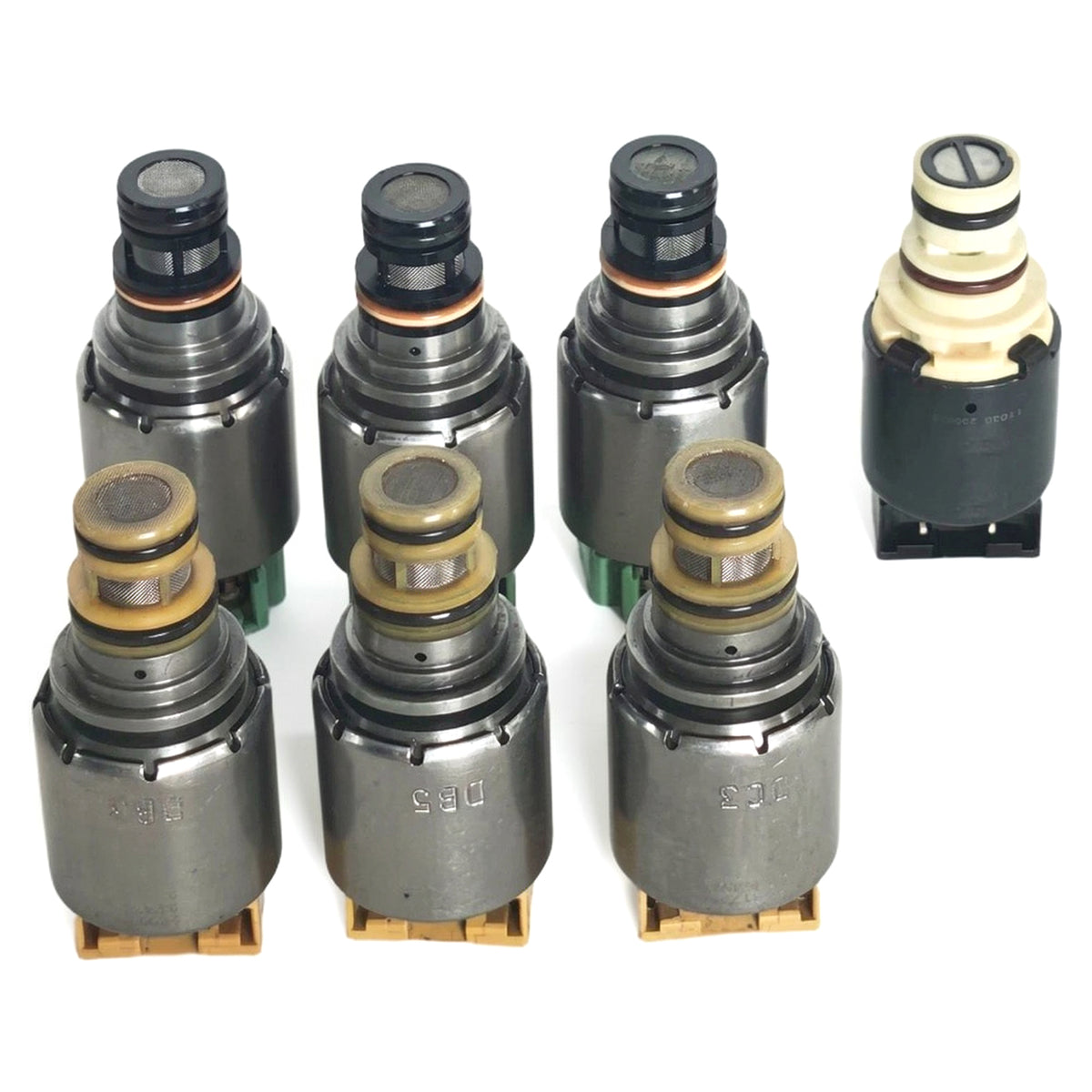 2009-2011 MERCURY MILAN MEX L4 2.5L V6 3.0L 7PCS Transmission Solenoid Kit (Black Solenoid Type 6F15 6F35 Generic
