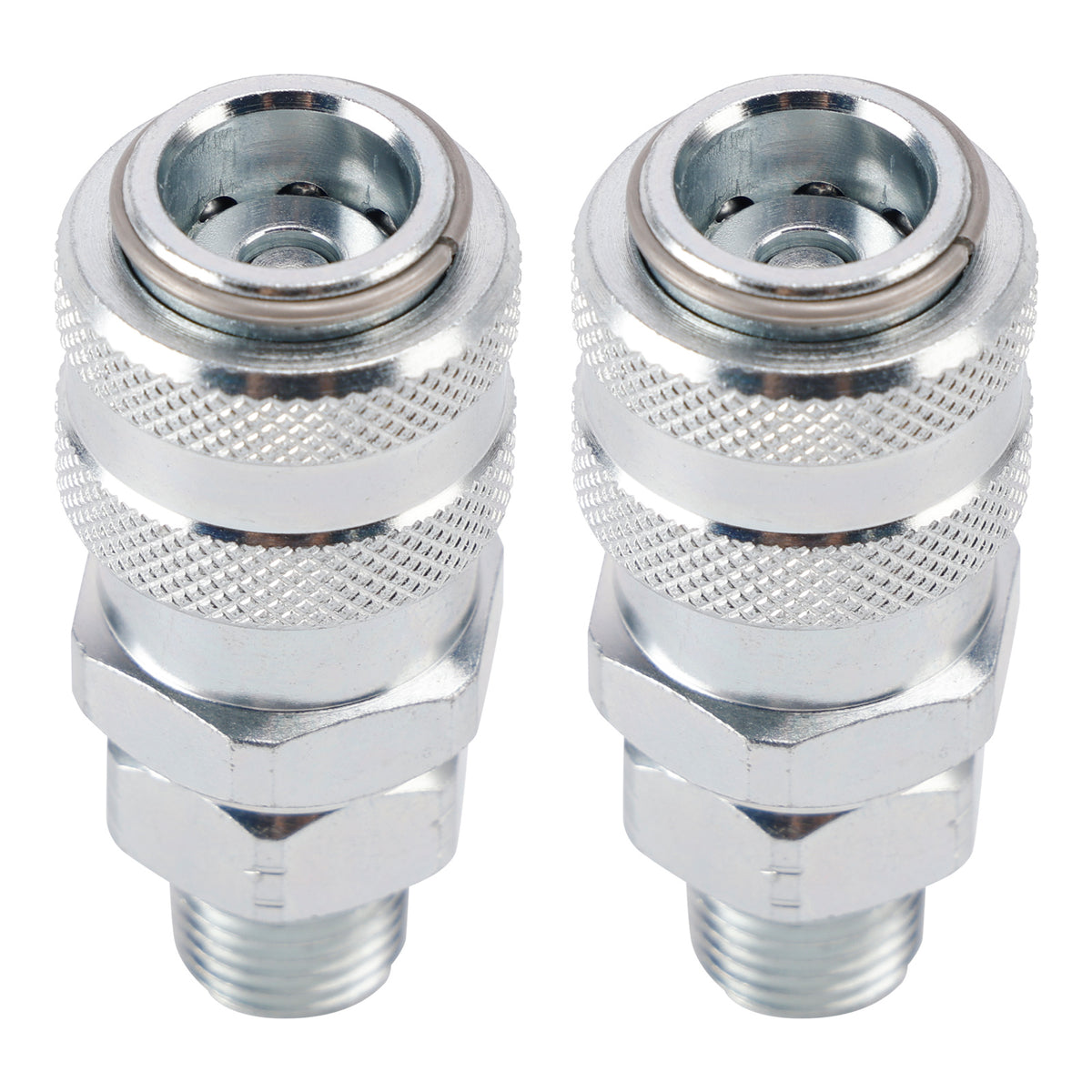 Detroit Diesel S60, Cummins, Caterpillar, MBE900, MBE4000 Engines 2PCS Fuel System Coupler Fitting 5869-1 J-47912-QC Generic
