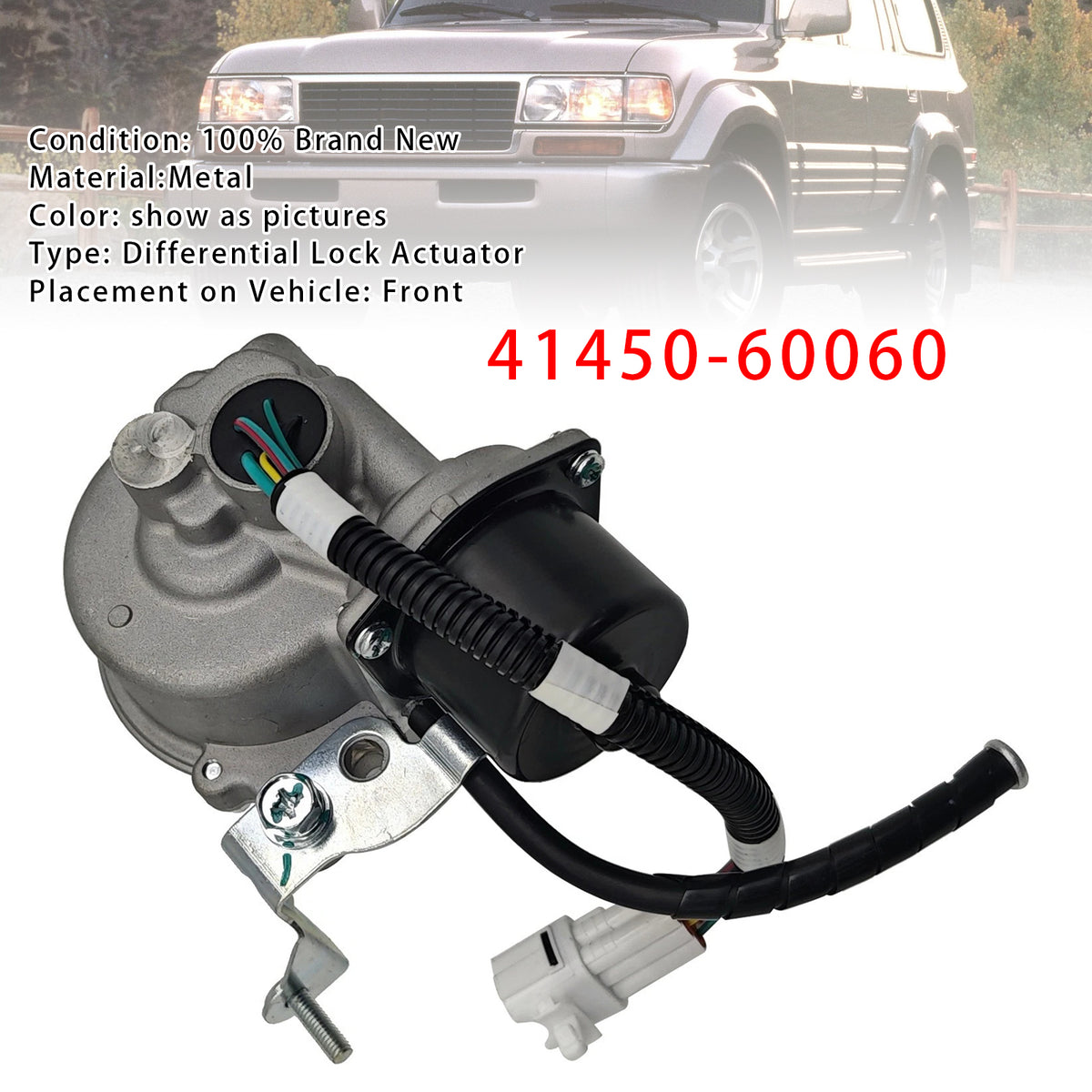 Toyota Land Cruiser Lexus LX450 Front Differential Lock Actuator 41450-60060 4145060081 Generic