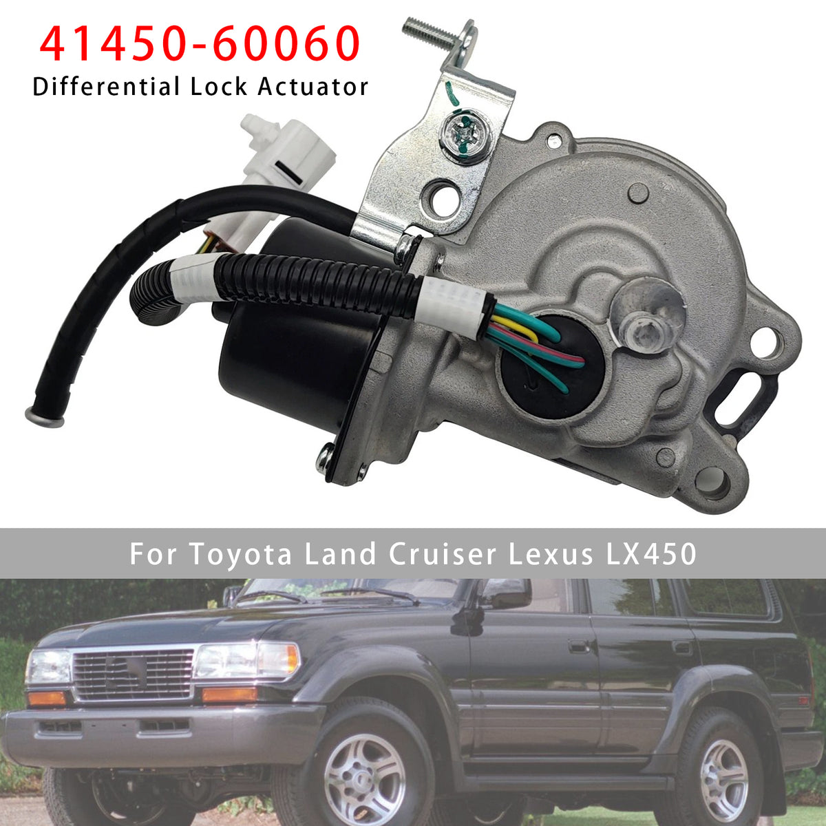 Toyota Land Cruiser Lexus LX450 Front Differential Lock Actuator 41450-60060 4145060081 Generic