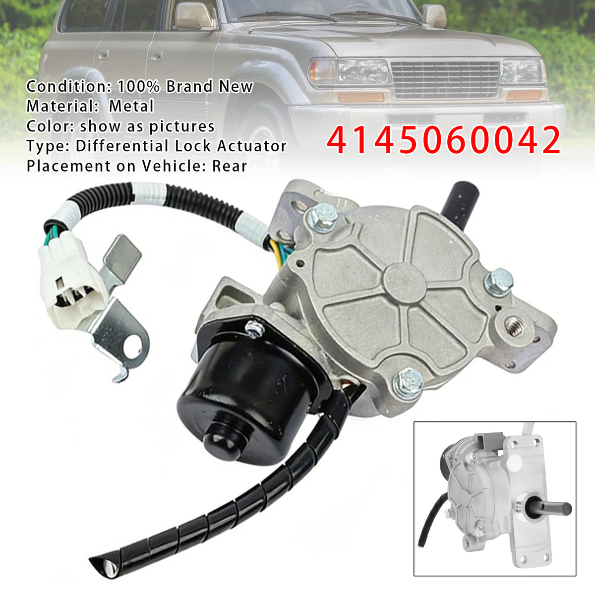 1992-2008 Toyota 1HDFTE Rear Differential Lock Actuator 4145060042 41450-60042 41450-60060 Generic