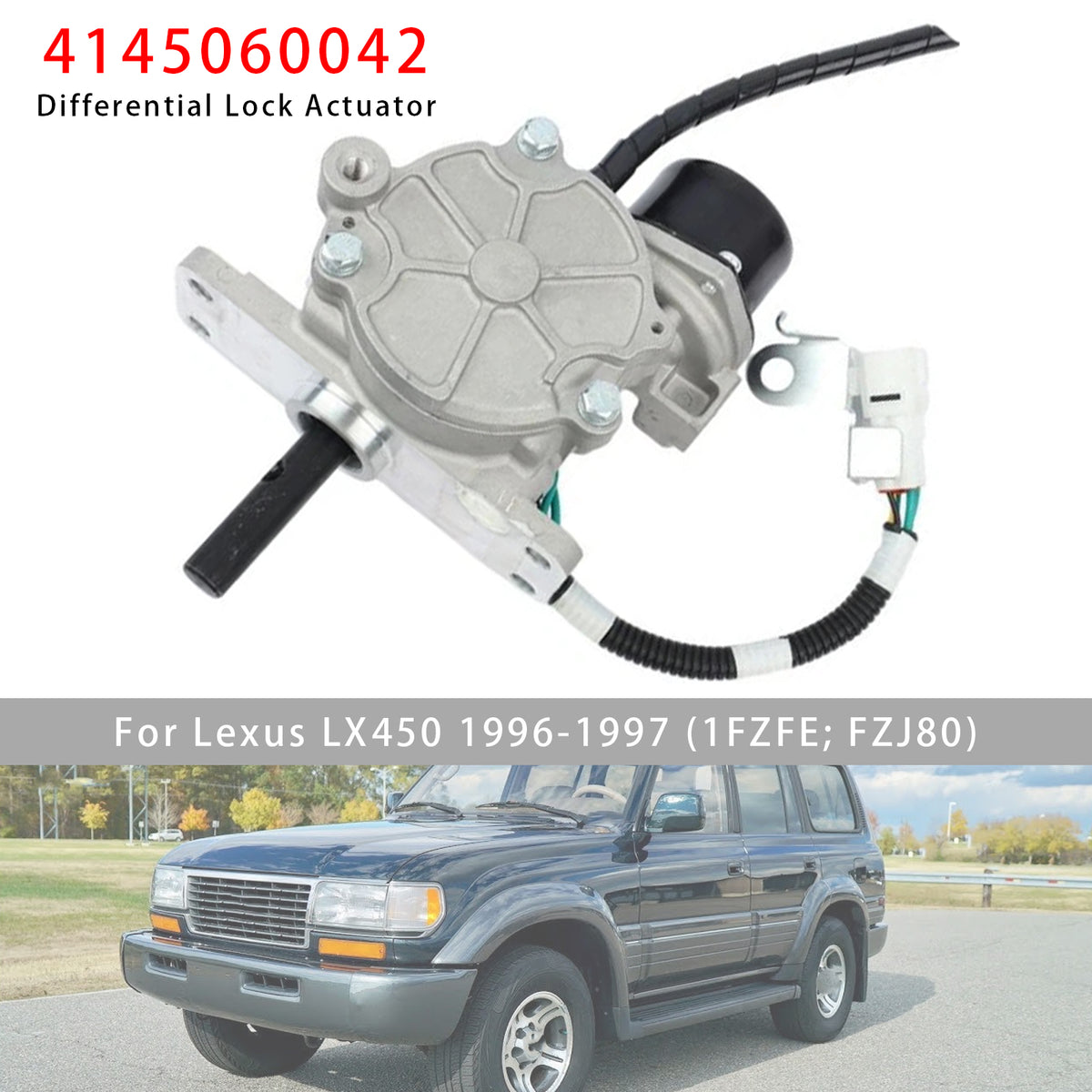 2007-2016 Toyota 1VDFTV Rear Differential Lock Actuator 4145060042 41450-60042 41450-60060 Generic