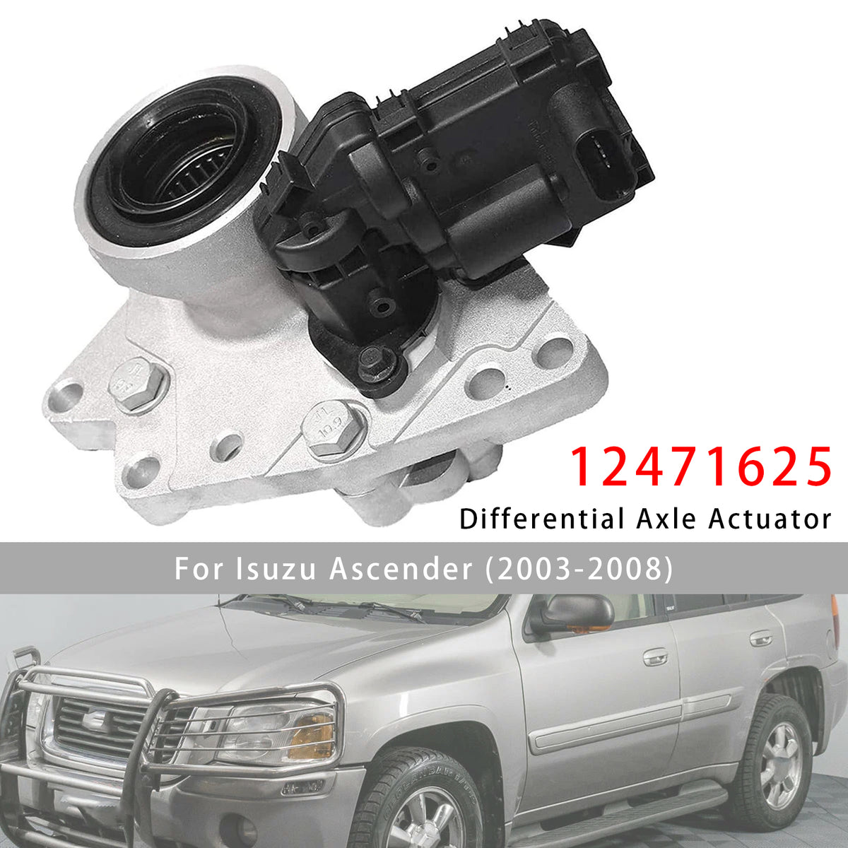 2002-2006 GMC Envoy XL ( ) 4WD Front Differential Axle Actuator Disconnect Housing 15801507 12479197 Generic