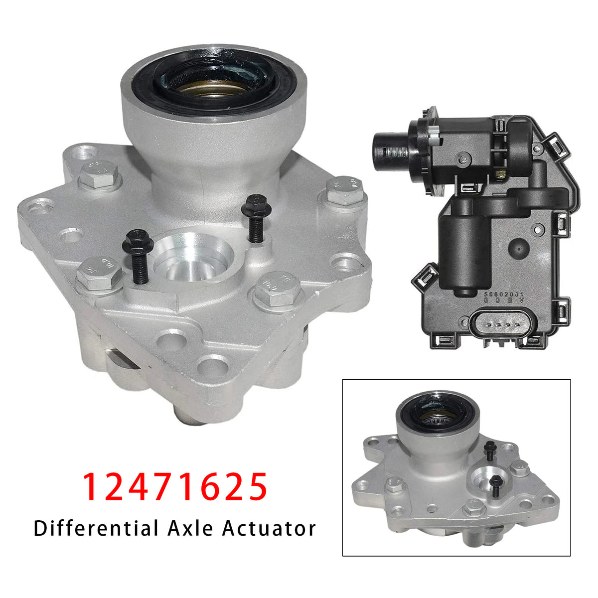 2002-2004 Oldsmobile Bravada ( ) 4WD Front Differential Axle Actuator Disconnect Housing 15801507 12479197 Generic