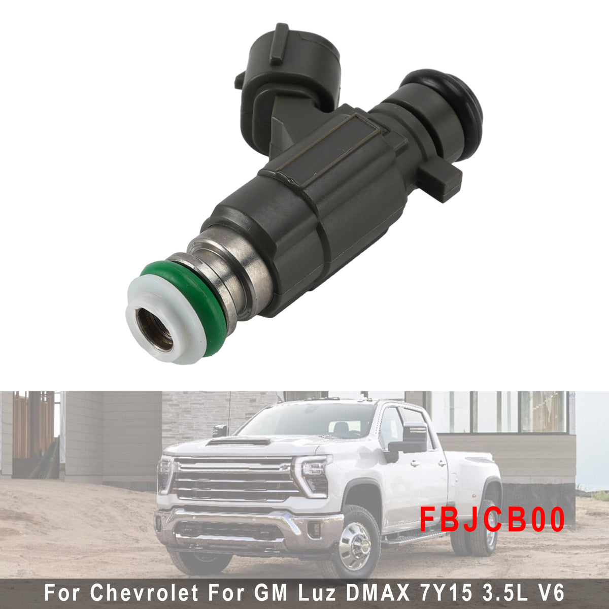 Chevrolet GM Luz DMAX 7Y15 3.5L V6 1Pcs Fuel Injector FBJCB00 Generic