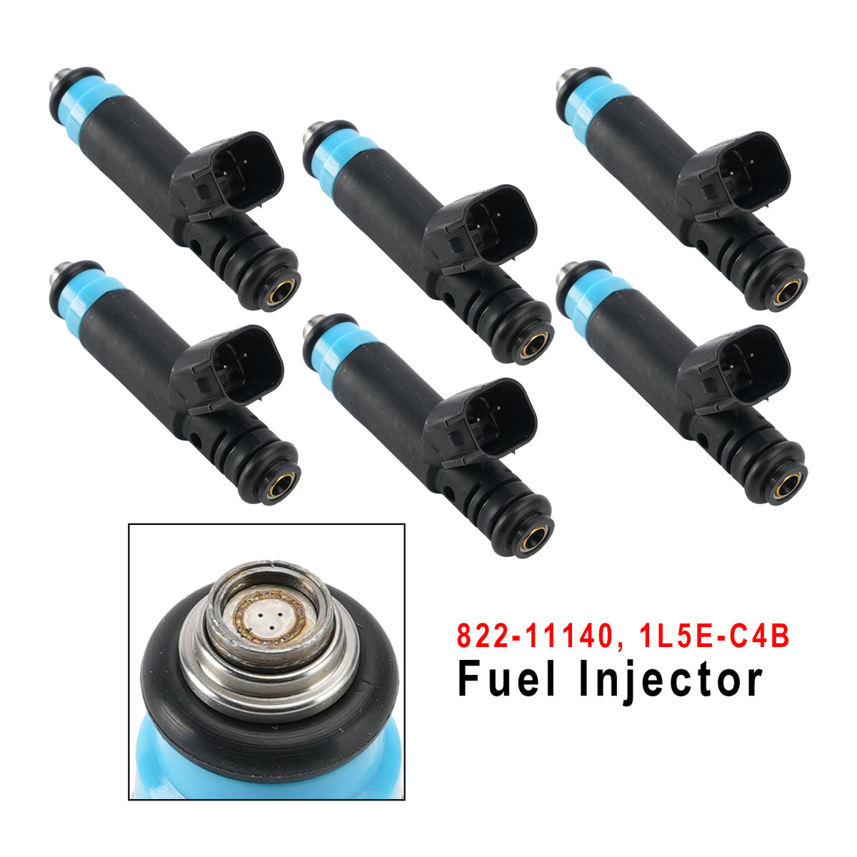 2002-2008 Mazda B3000 3.0L V6 6Pcs Fuel Injector 822-11140 1L5E-C4B Generic