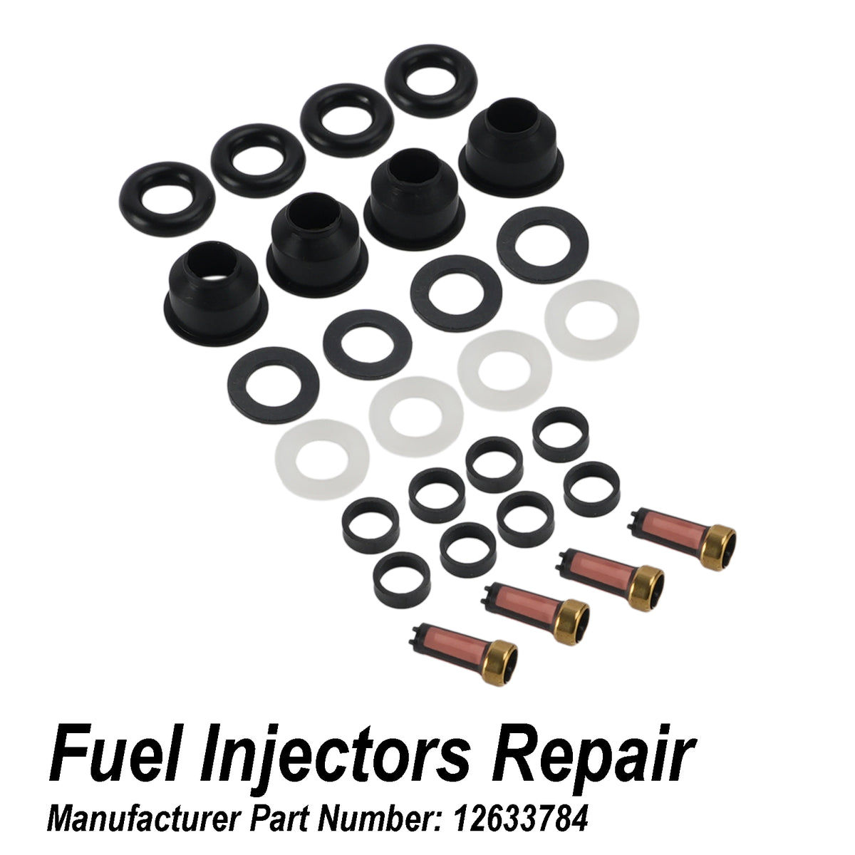 2012-2016 Buick Verano Fuel Injector Seal O-Ring 12633784 Generic