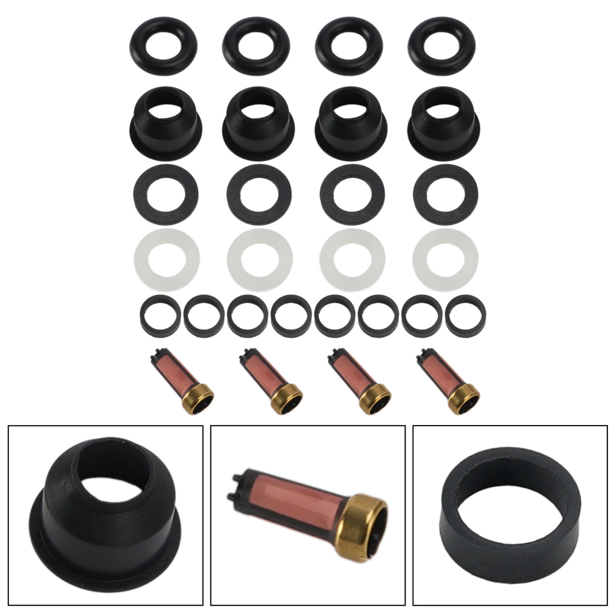 2012-2013 Chevrolet Orlando Fuel Injector Seal O-Ring 12633784 Generic