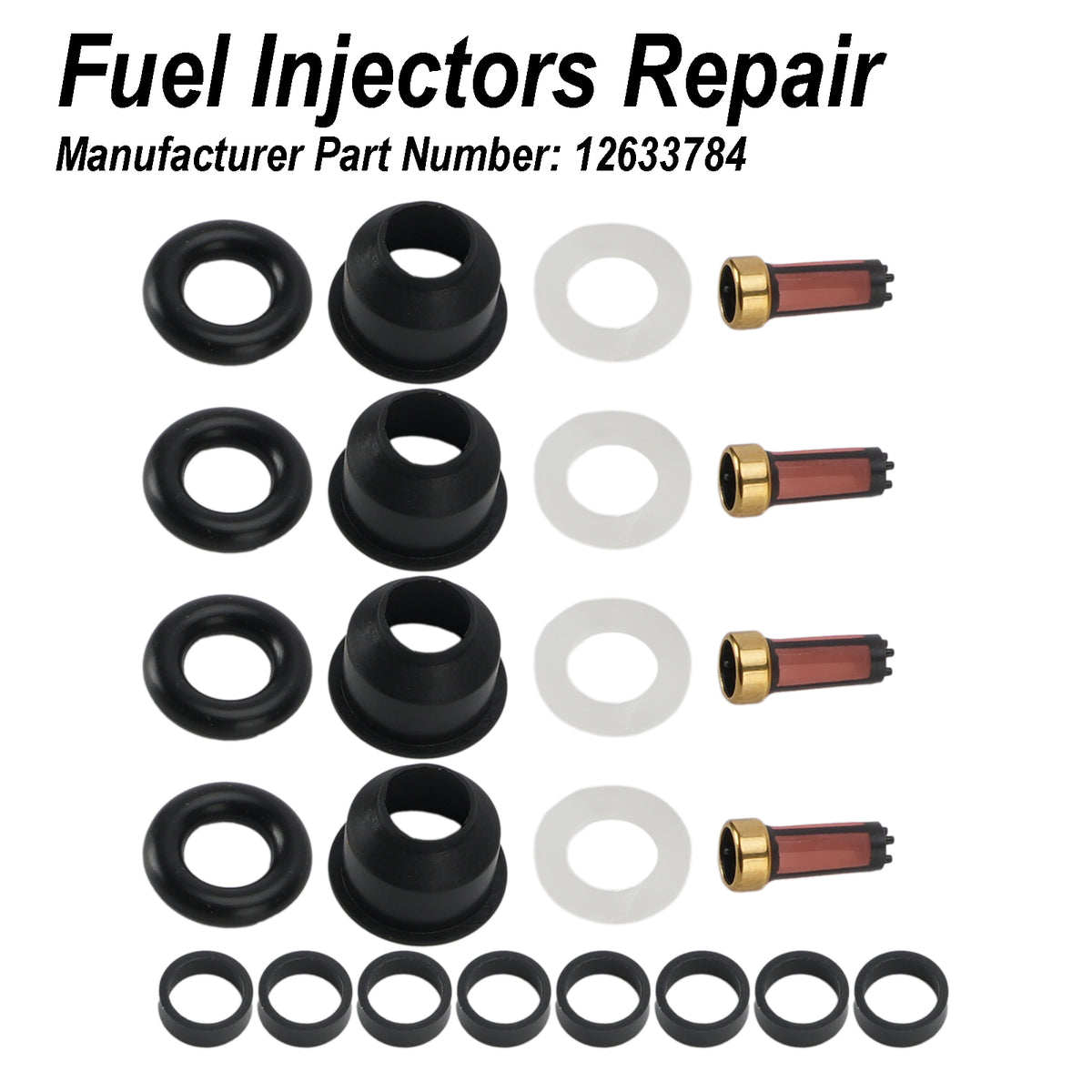 2011-2015 Chevrolet Captiva Sport Fuel Injector Seal O-Ring 12633784 Generic