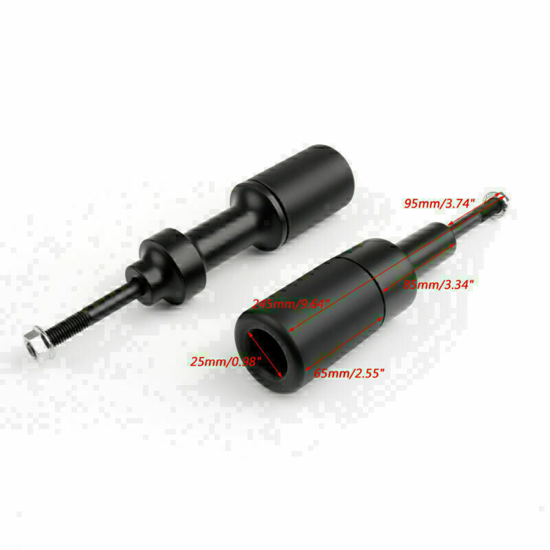 2003-2006 Kawasaki Z1000 Carbon-Look Frame Sliders Left & Right Generic