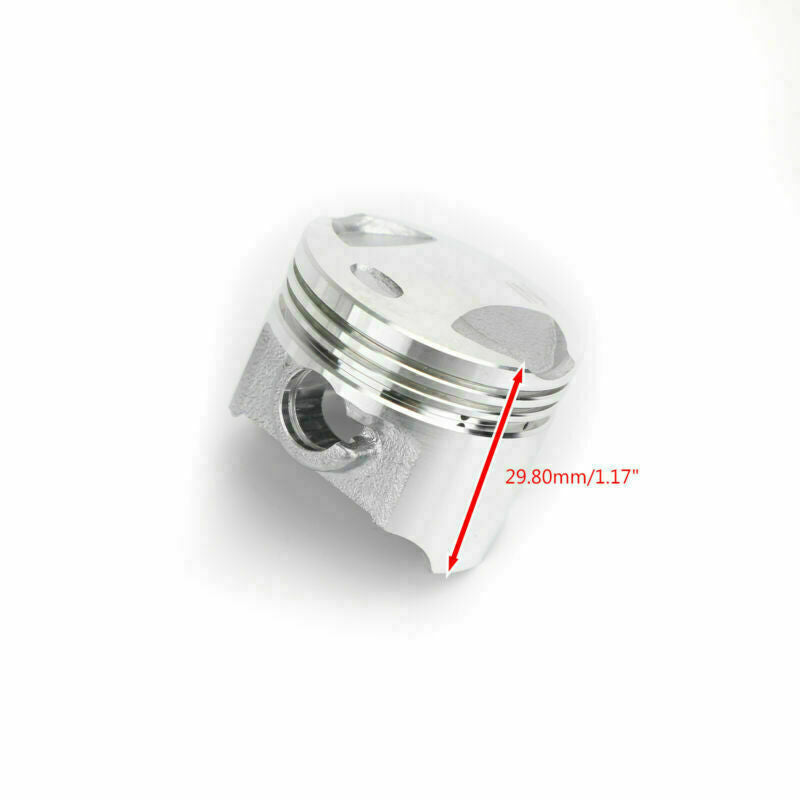 2004 Honda CHF50PA Metropolitan II STD 38.00mm Piston Rings Pin Clips Kit 13101-GET-670 Generic