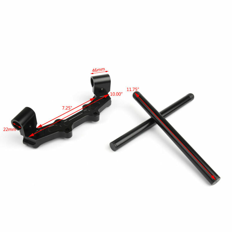 2014-2017 Yamaha MT-07 CNC Handlebar Adapter Plate Kit Generic