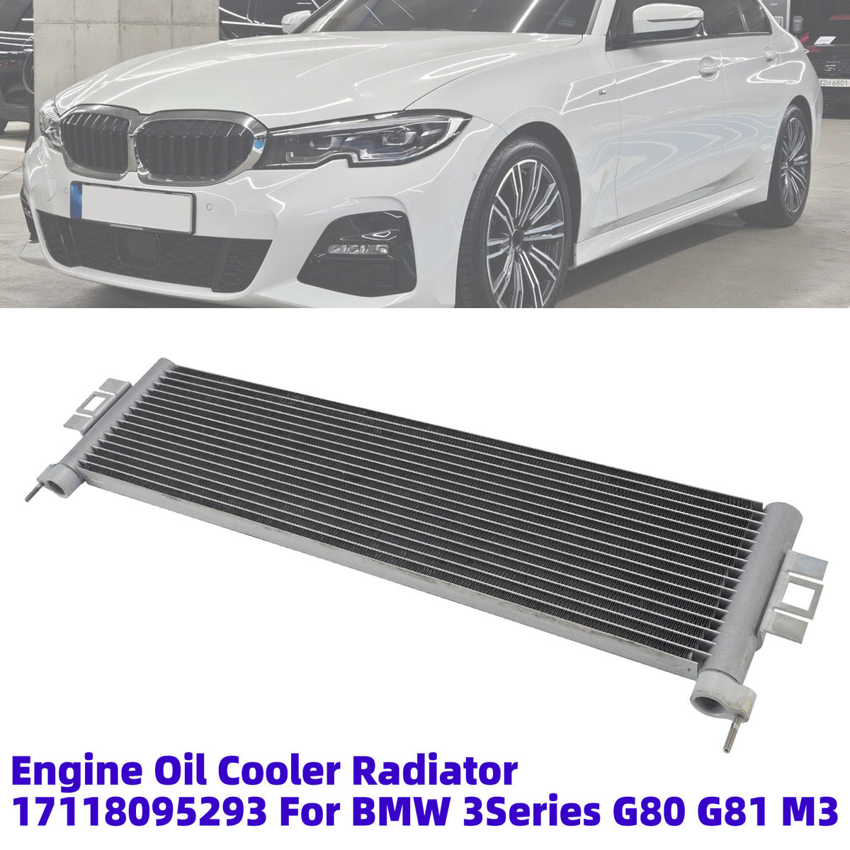 2020-2023 BMW 4 Series G22,G82 M4 3.0L Coupe Engine Oil Cooler Radiator 17118095293 17218095297 Generic