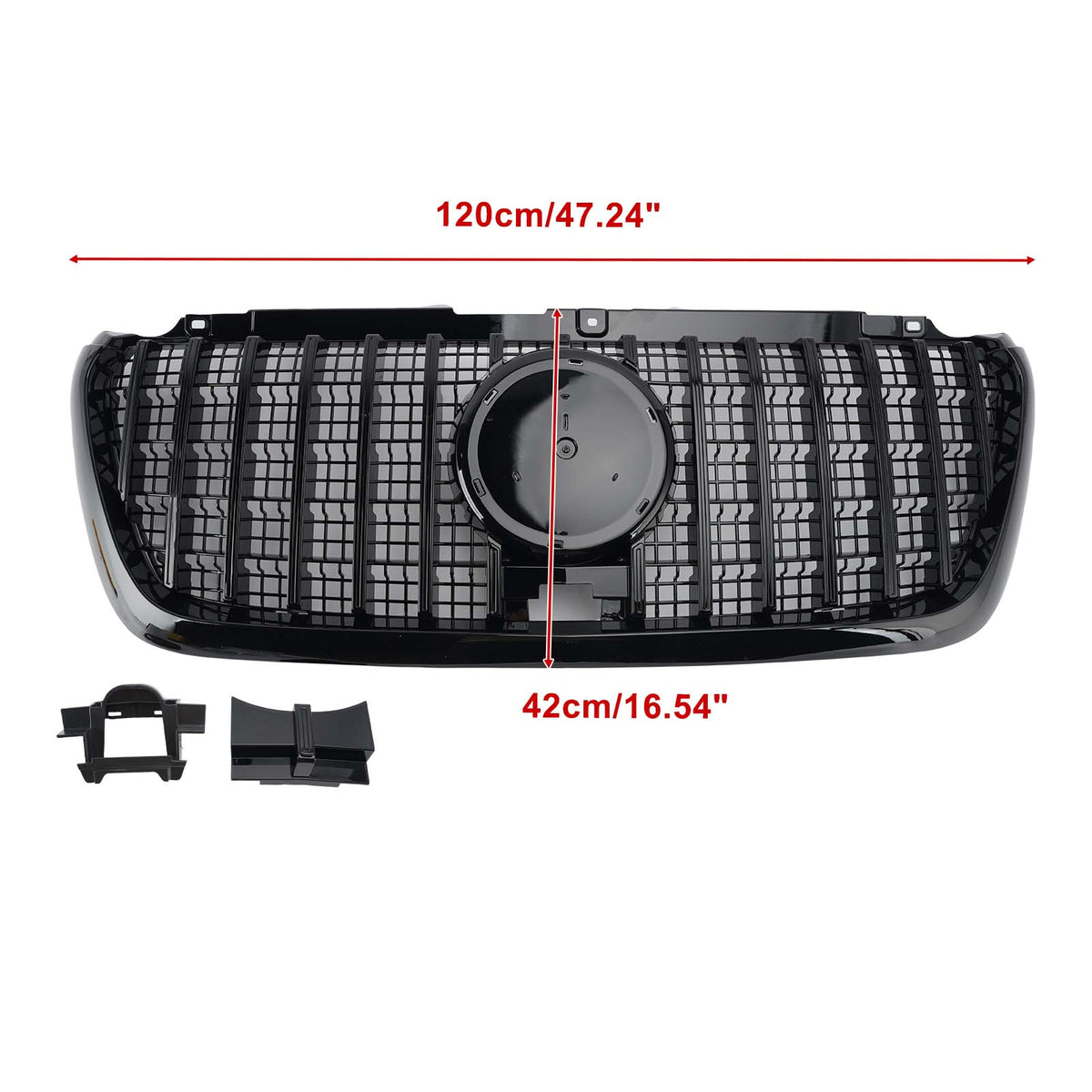 2018 Mercedes Benz Sprinter W907 W910 .02-2023 GTR Style GT-Style Front Bumper Grill Grille A 910 885 14 01 A 910 885 11 01 Generic