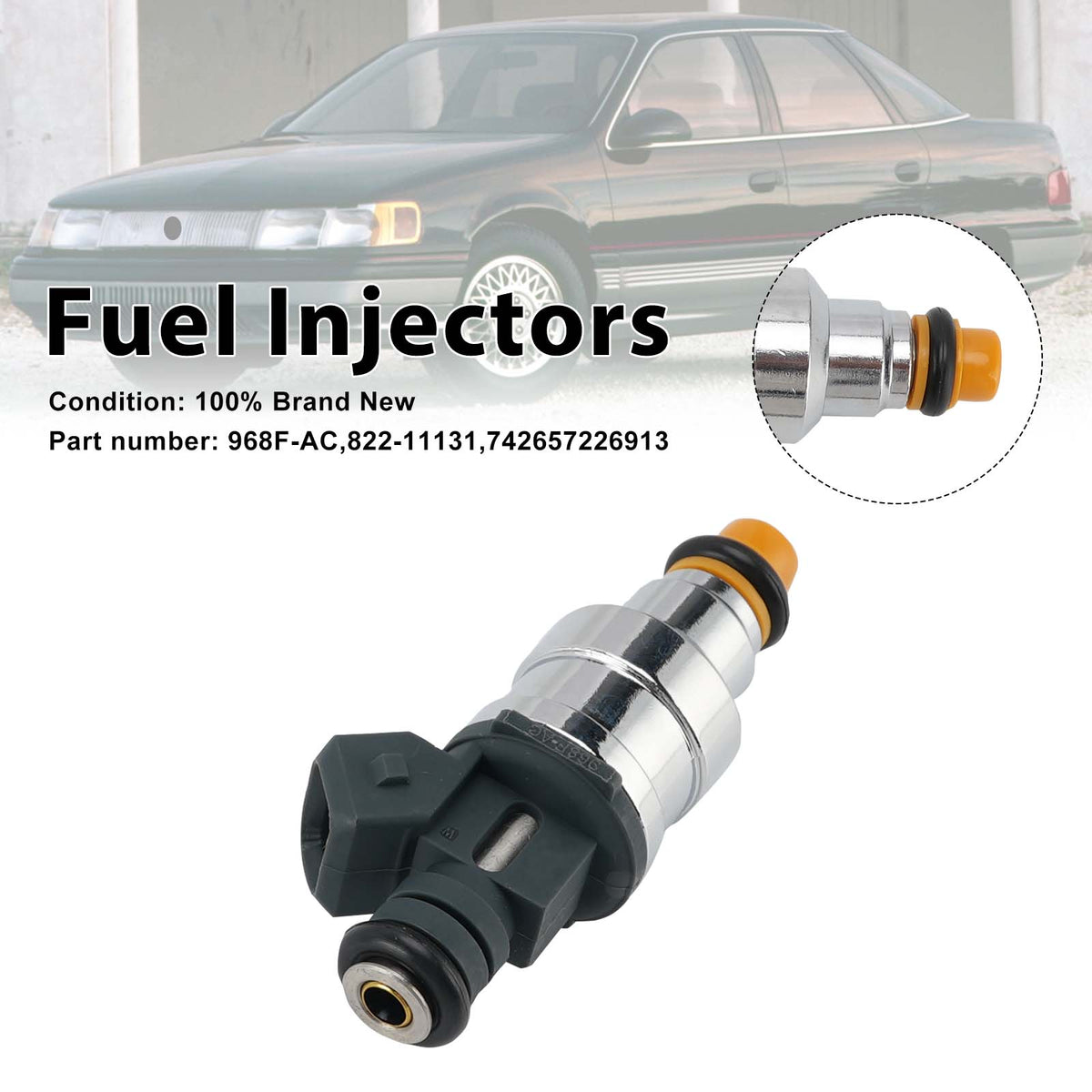 Ford and Mercury vehicles with a 2.0L Fuel Injectors 822-11131 968F-AC Generic