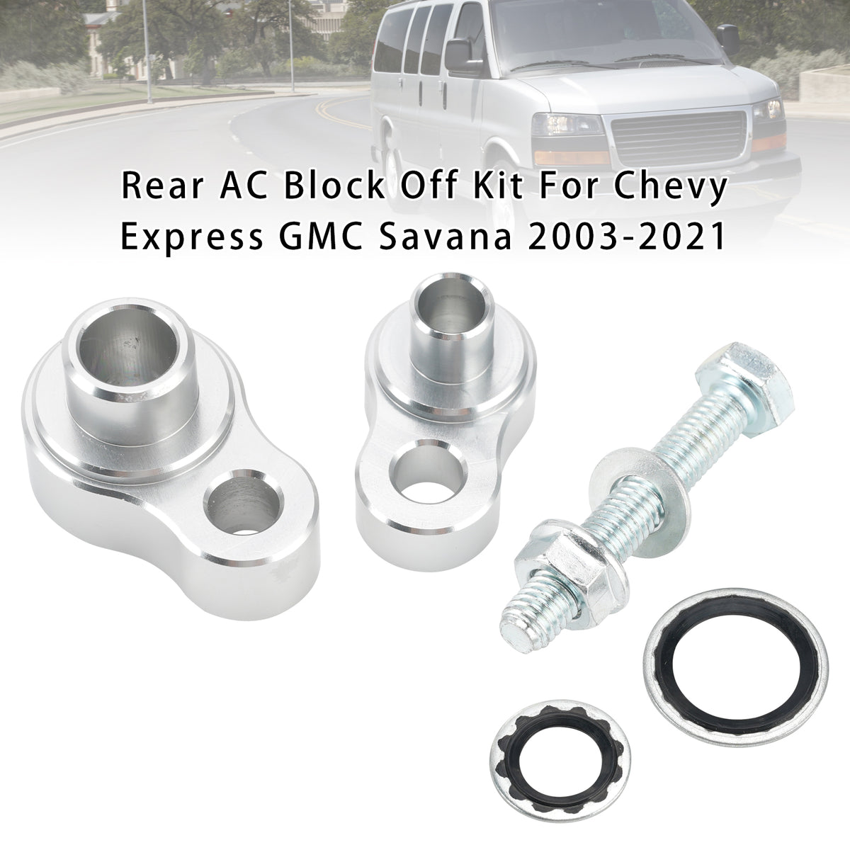 2003-2021 Express and Savana Vans Rear AC Block Off Kit Generic