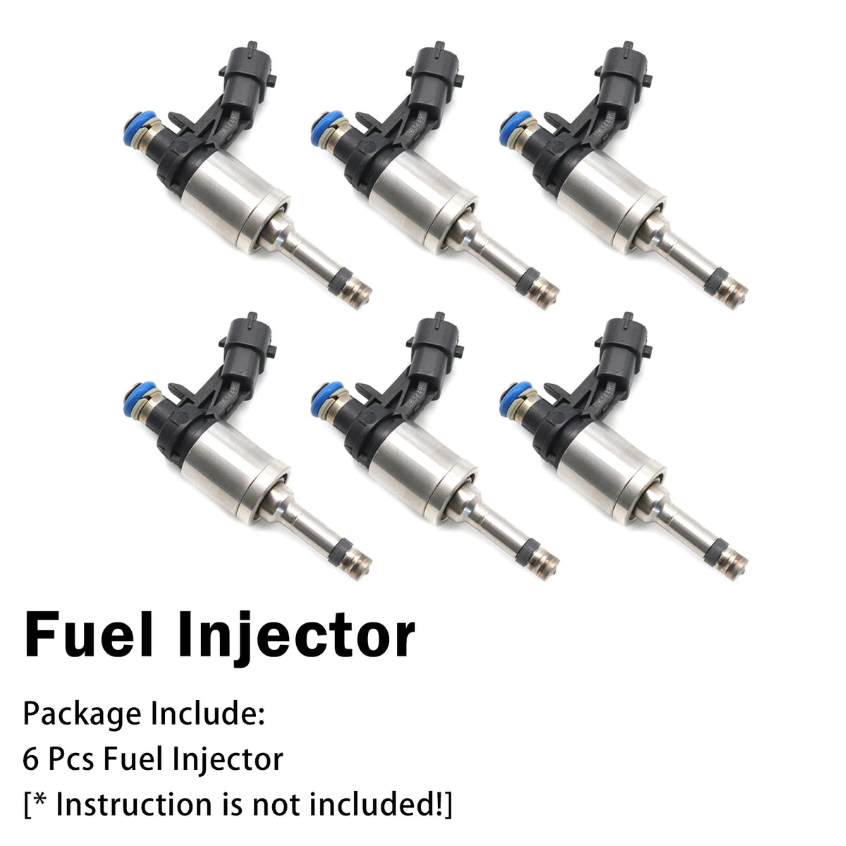 2012-2017 Buick Enclave 3.6L V6 6Pcs Fuel Injector FJ1152 12663380 Generic