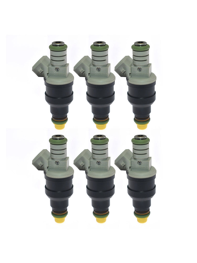 1987-1996 Ford E-350 Econoline Club Wagon 4.9L L6 6Pcs Fuel Injector 12351511 0280150710 Generic