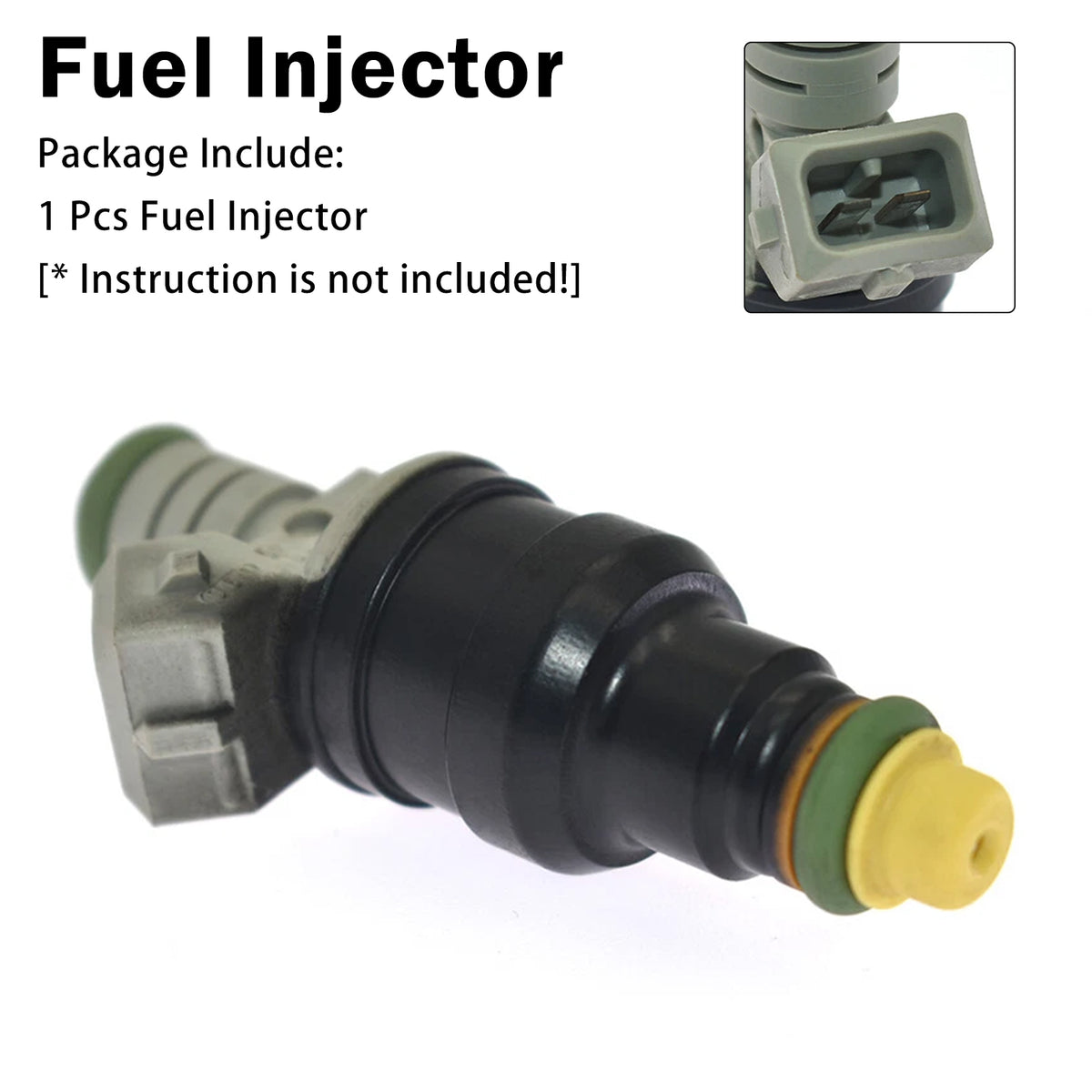 1987-1991 Ford E-250 Econoline Club Wagon 4.9L L6 1Pcs Fuel Injector 0280150522 E6SZ9F593A Generic