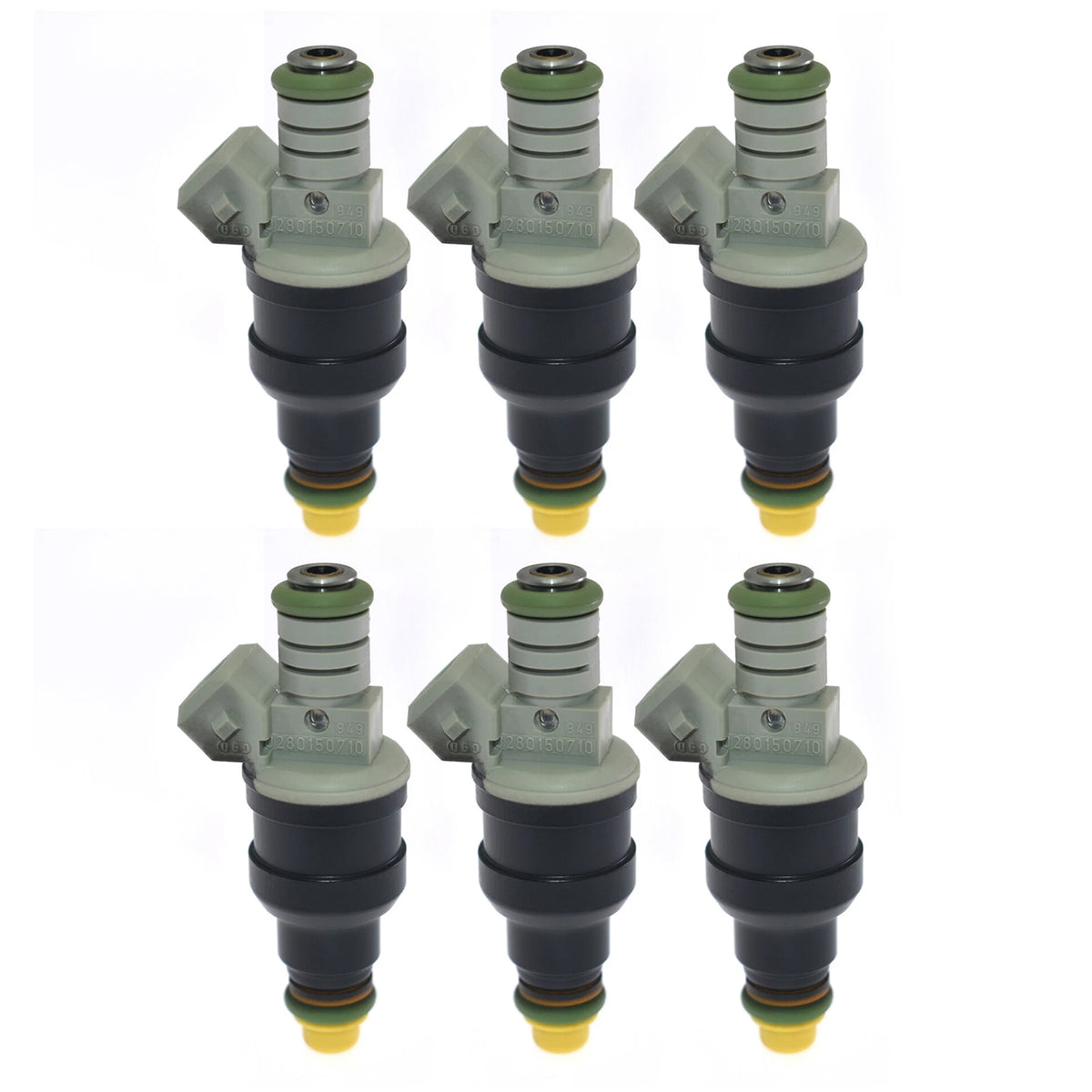 1992-1994 Ford Tempo 3.0L V6 6Pcs Fuel Injector 12351511 0280150710 Generic