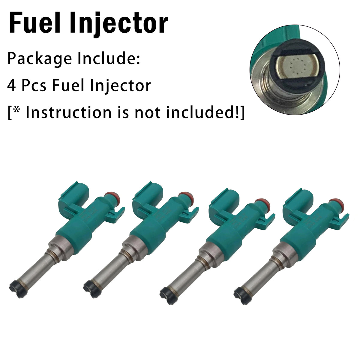 2019-2024 Toyota Corolla SE LE XSE 2.0L L4 4Pcs Fuel Injector 23209-29165 322-10093 Generic
