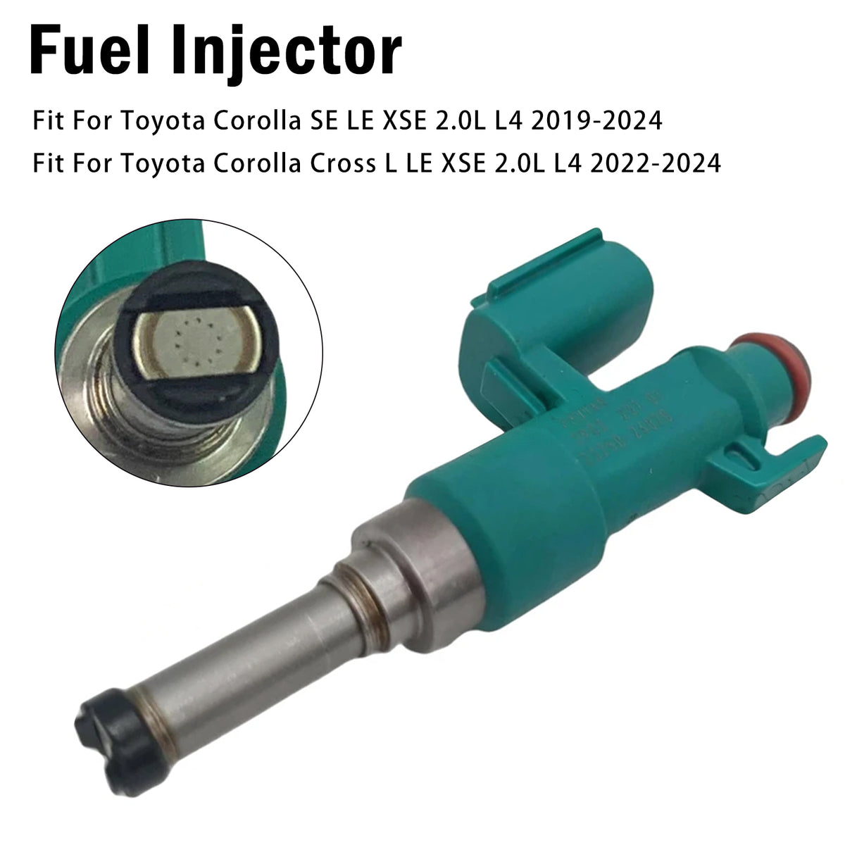 2019-2024 Toyota Corolla SE LE XSE 2.0L L4 1Pcs Fuel Injector 23209-29165 322-10093 Generic