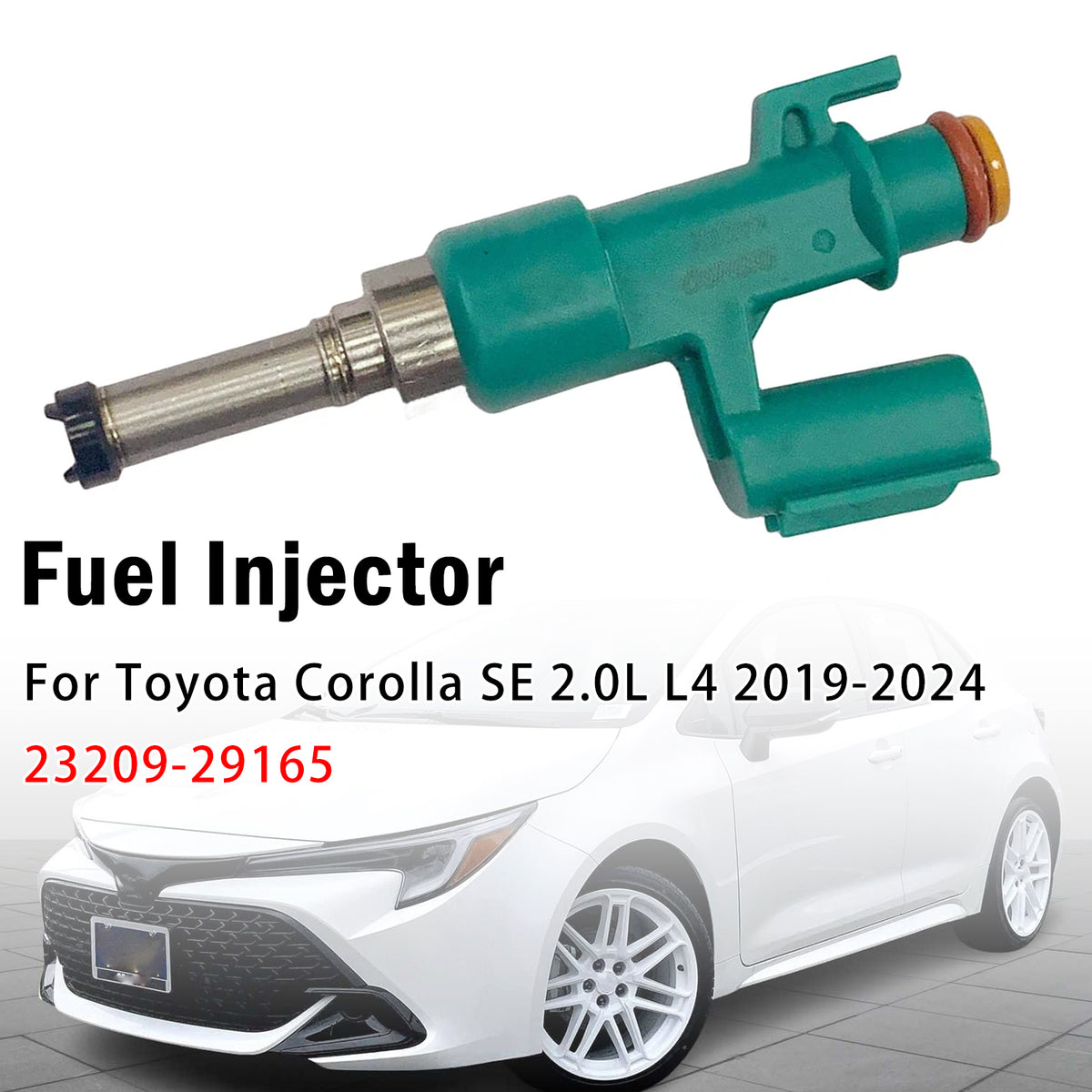 2019-2024 Toyota Corolla SE LE XSE 2.0L L4 1Pcs Fuel Injector 23209-29165 322-10093 Generic