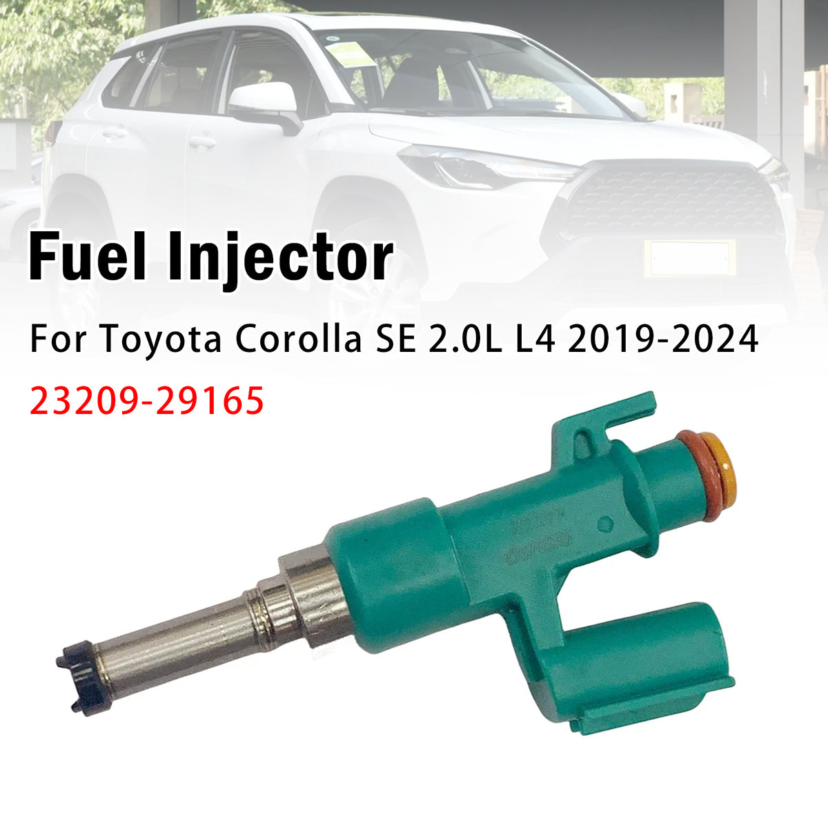 2019-2024 Toyota Corolla SE LE XSE 2.0L L4 1Pcs Fuel Injector 23209-29165 322-10093 Generic