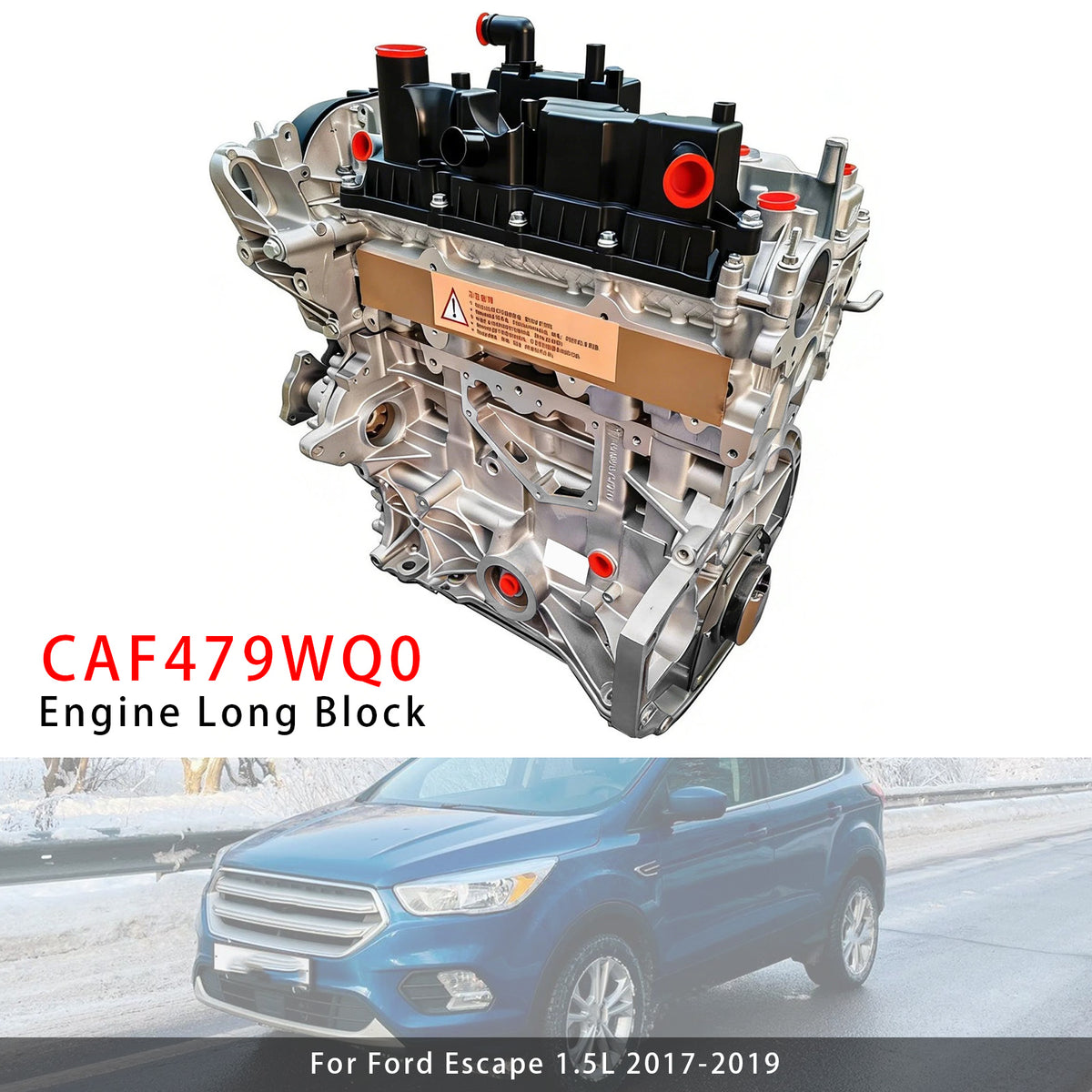 2017-2019 Ford Escape 1.5L Engine Motor 4-Cylinder CAF479WQ0 Generic