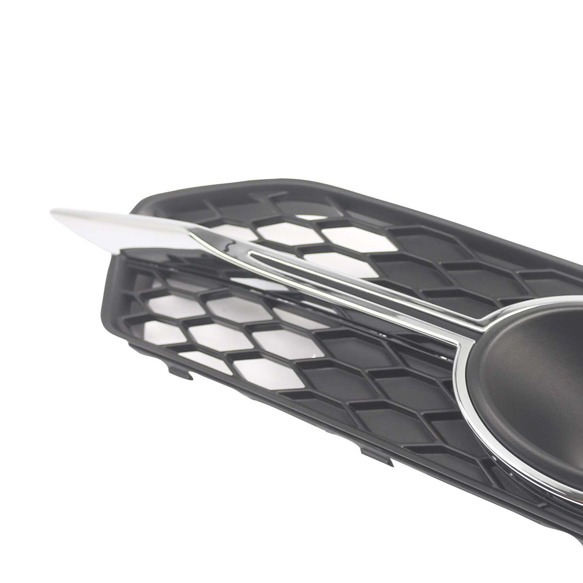 2012-2014 Audi A6 C7 S-Line 2PCS Car Front Bumper Fog Light Grille 4G0807681K 4G0807682E Generic