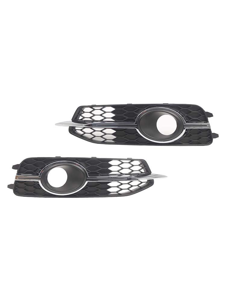 2012-2014 Audi A6 C7 S-Line 2PCS Car Front Bumper Fog Light Grille 4G0807681K 4G0807682E Generic