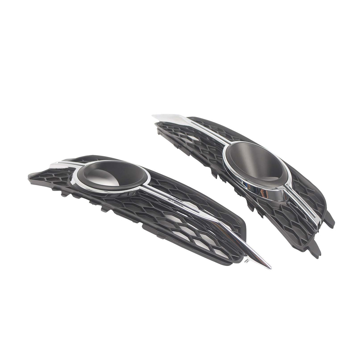 2012-2014 Audi A6 C7 S-Line 2PCS Car Front Bumper Fog Light Grille 4G0807681K 4G0807682E Generic