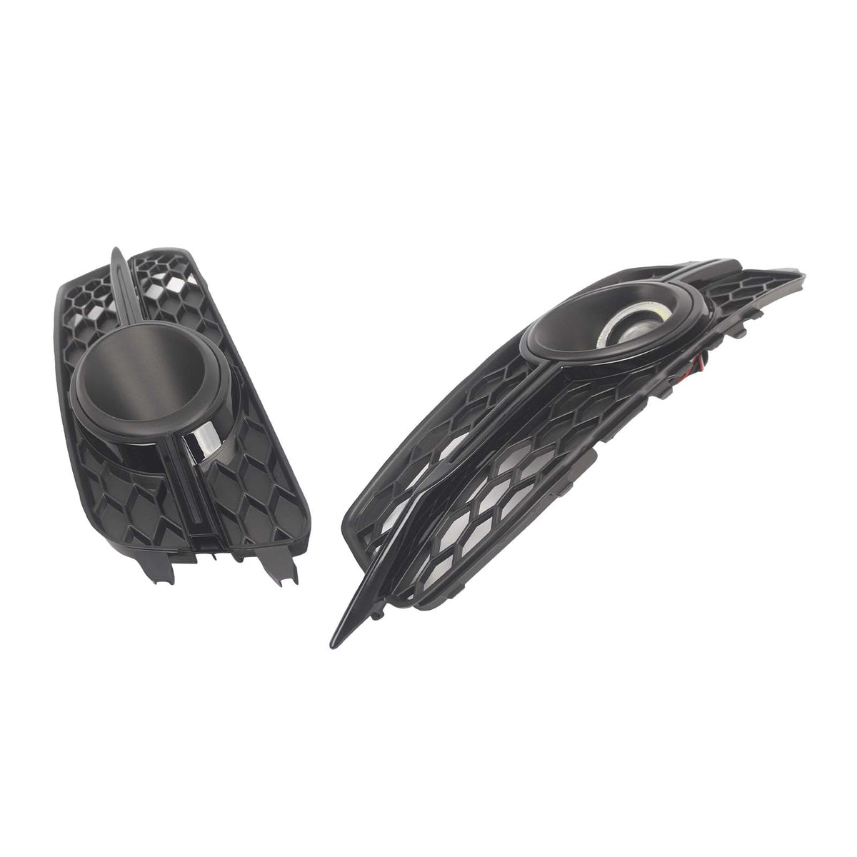 2012-2014 Audi A6 C7 S-Line 2PCS Car Front Bumper Fog Light Grille 4G0807681J 4G0807682J Generic