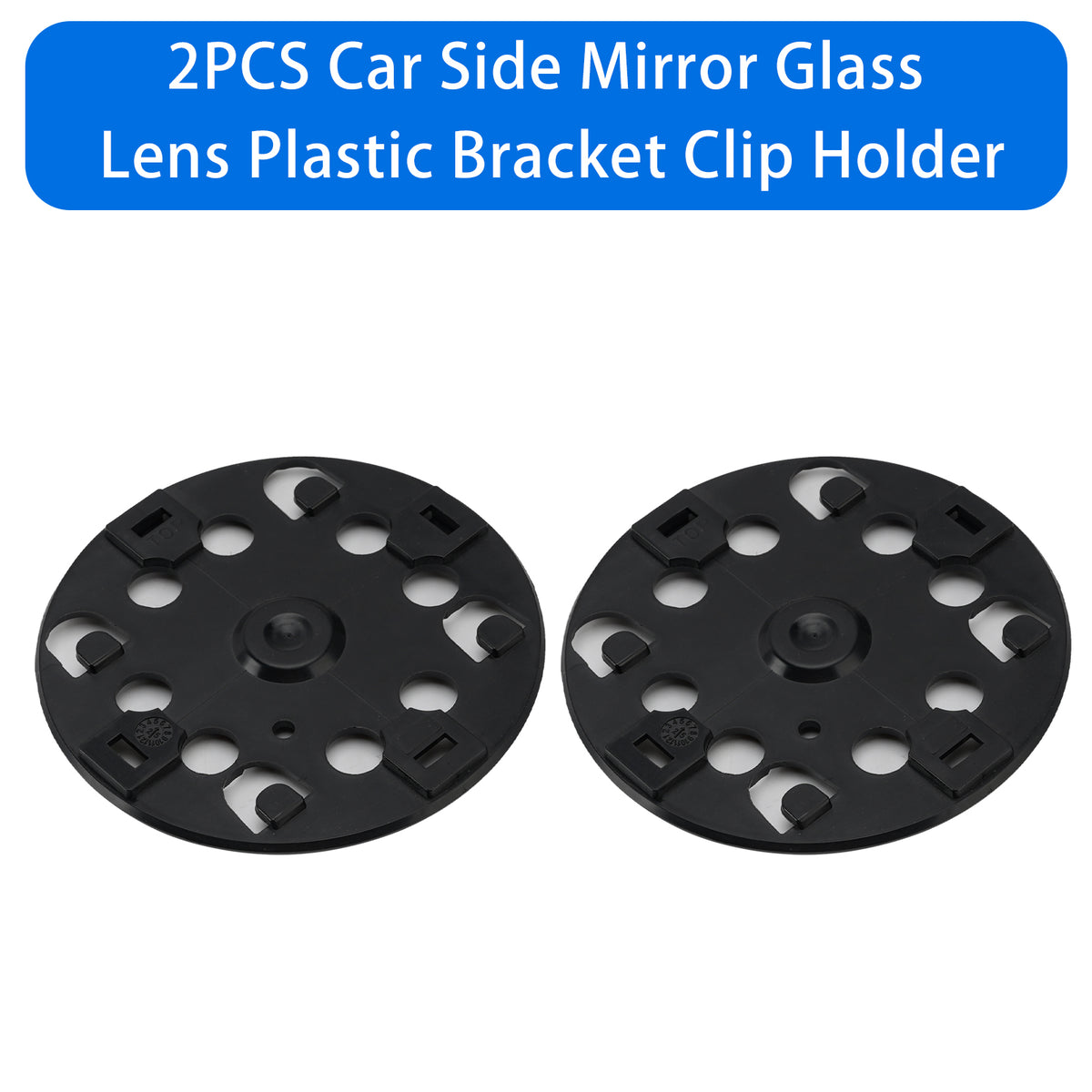 2007-2019 Toyota Tundra 2PCS Car Side Mirror Glass Lens Plastic Bracket Clip Holder Generic