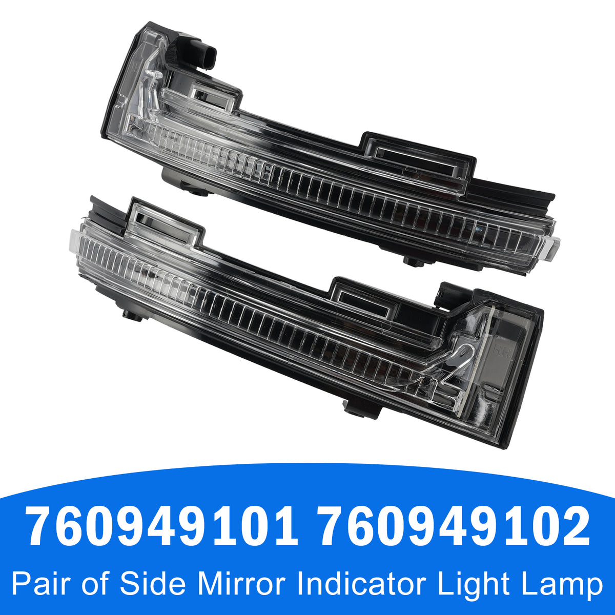 2018-2023 VW Touareg III CR Pair of Side Mirror Indicator Light Lamp Generic