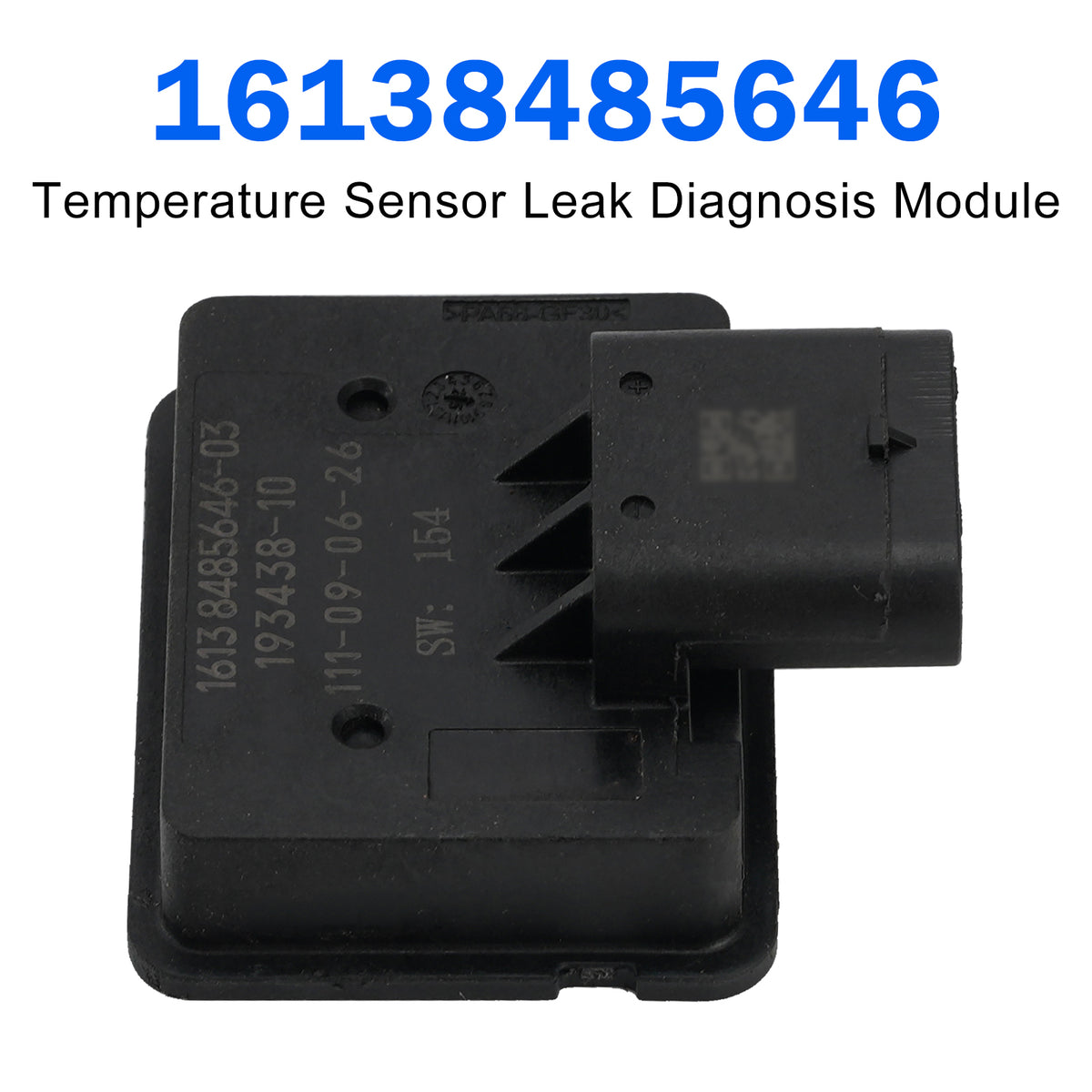 2021 BMW 840i Xdrive Base 3.0L L6 - Gas Temperature Sensor Leak Diagnosis Module 16138485646 16137447412 Generic