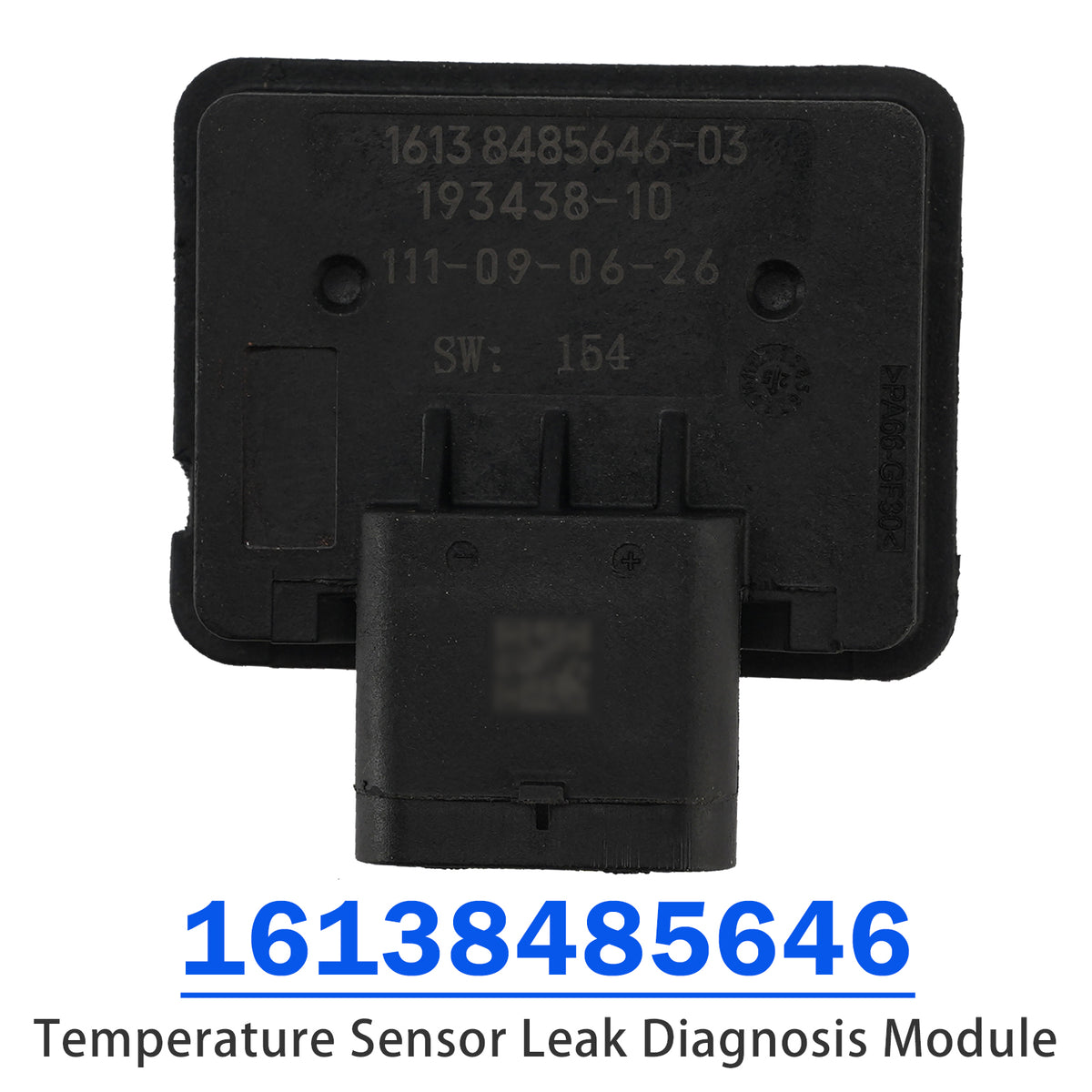 2019 BMW Z4 Sdrive30i 2.0L L4 - Gas Temperature Sensor Leak Diagnosis Module 16138485646 16137447412 Generic